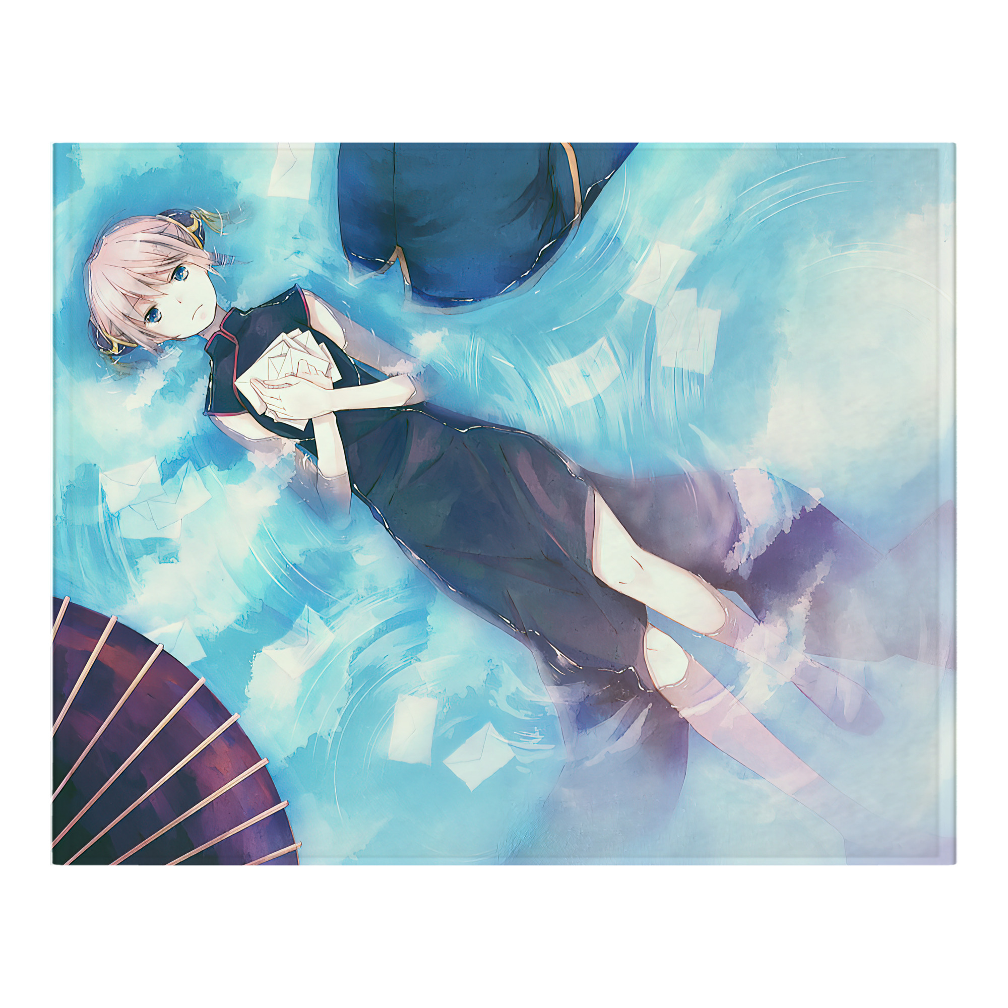 （画像用） ぎんたま 坂田銀時（さかたぎんとき） 神楽 志村新八（しむら しんぱち） GINTAMA Sakata Gintoki Kagura Shimura Shinpachi フランネルブランケット・多サイズ対応（横型）