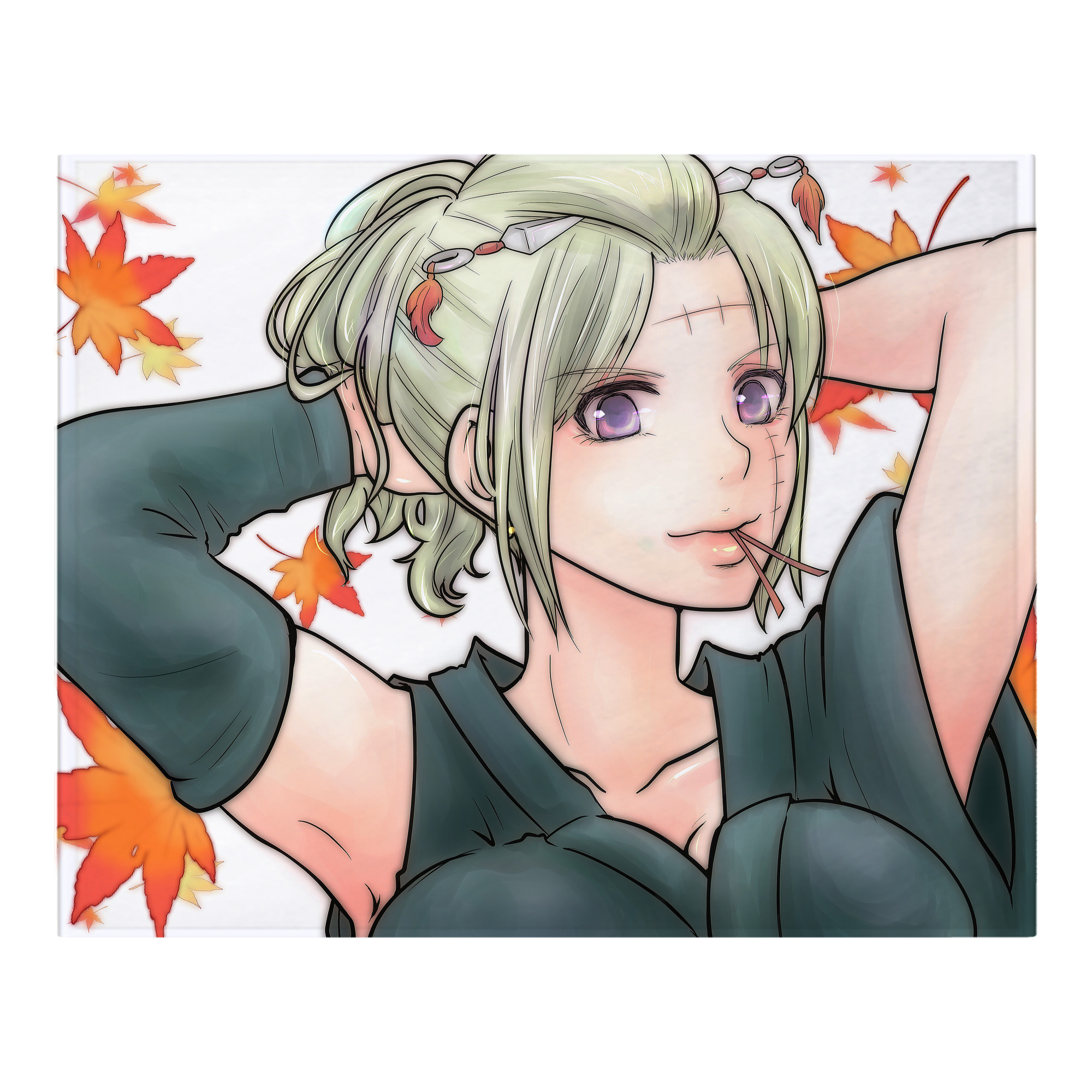 （画像用） ぎんたま 坂田銀時（さかたぎんとき） 神楽 志村新八（しむら しんぱち） GINTAMA Sakata Gintoki Kagura Shimura Shinpachi フランネルブランケット・多サイズ対応（横型）