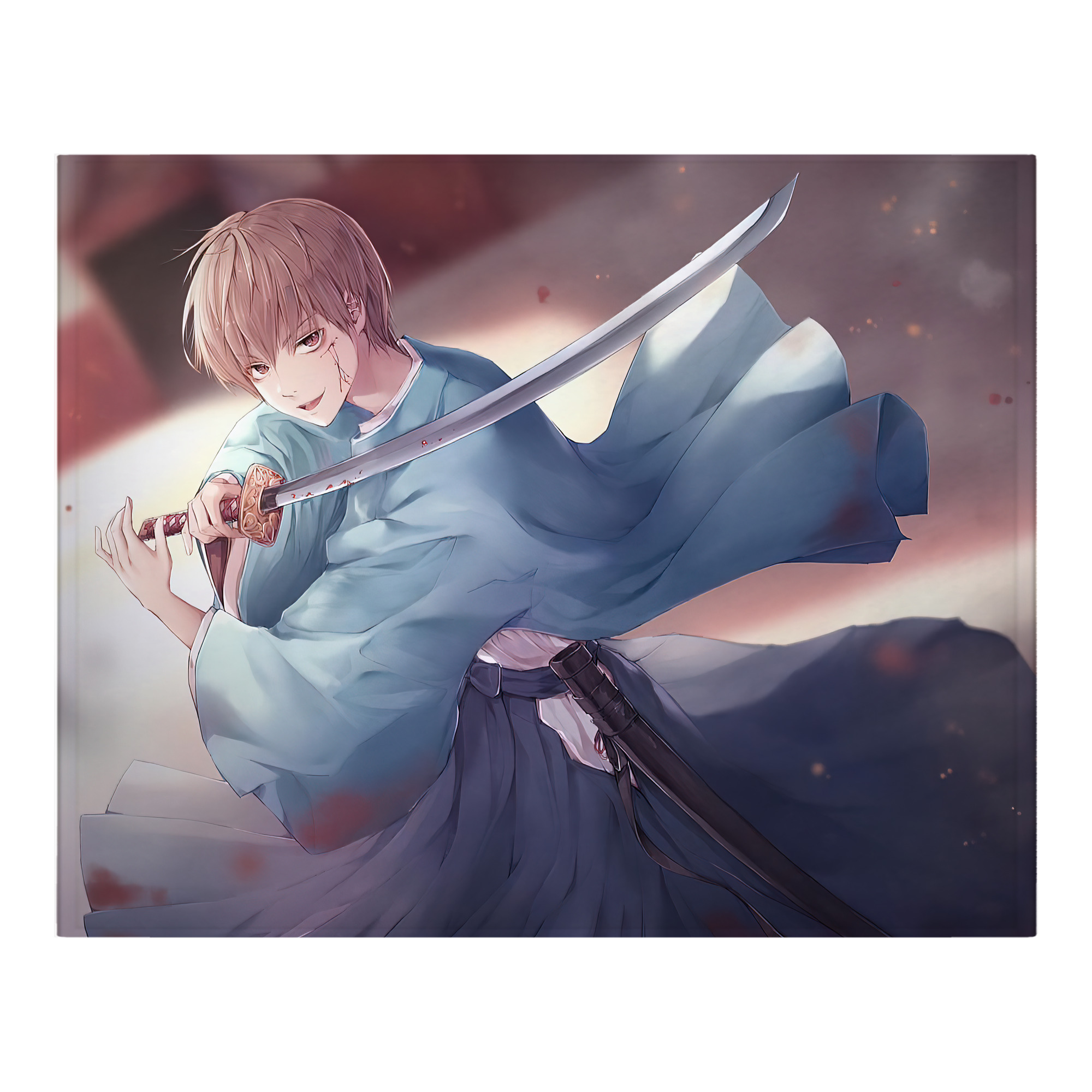 （画像用） ぎんたま 坂田銀時（さかたぎんとき） 神楽 志村新八（しむら しんぱち） GINTAMA Sakata Gintoki Kagura Shimura Shinpachi フランネルブランケット・多サイズ対応（横型）