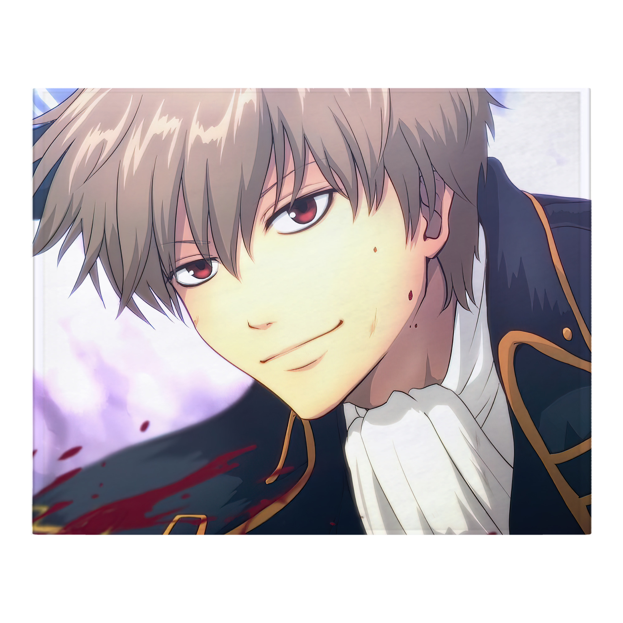 （画像用） ぎんたま 坂田銀時（さかたぎんとき） 神楽 志村新八（しむら しんぱち） GINTAMA Sakata Gintoki Kagura Shimura Shinpachi フランネルブランケット・多サイズ対応（横型）