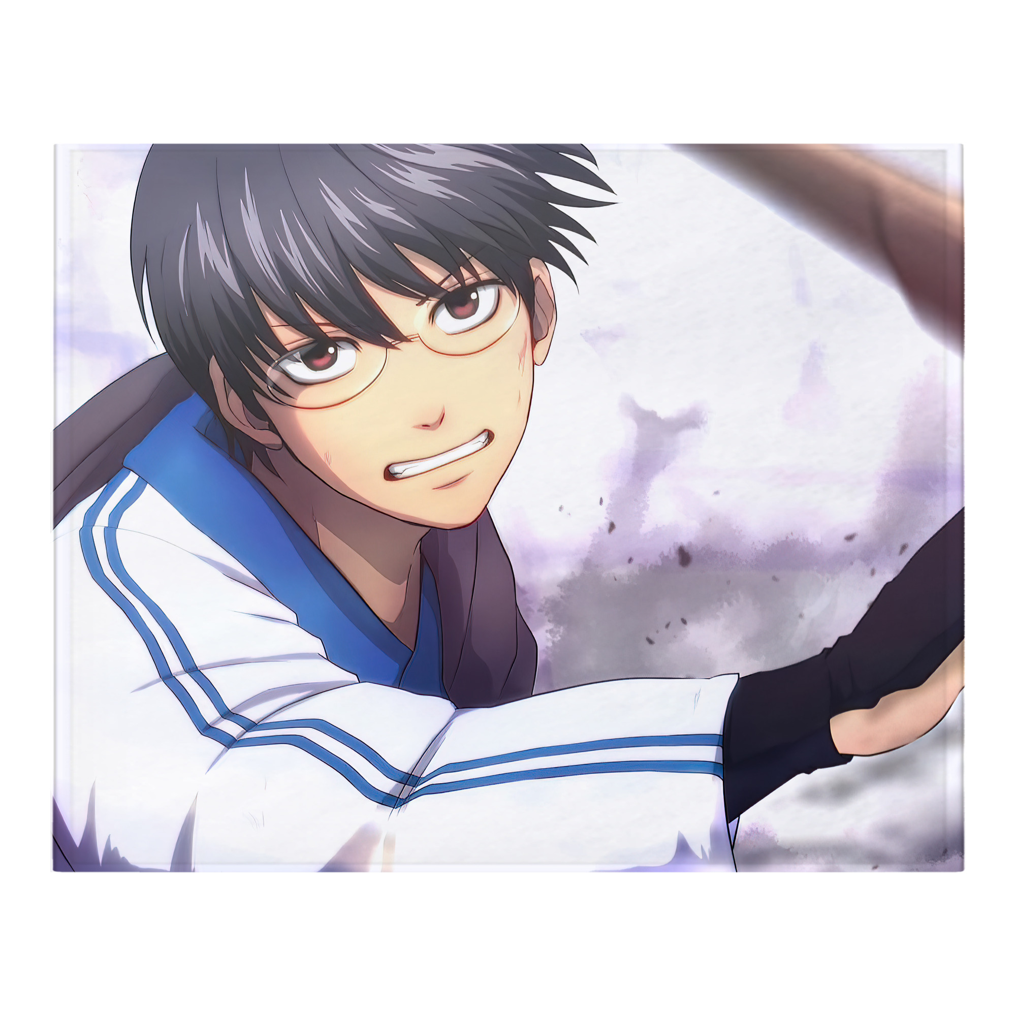 （画像用） ぎんたま 坂田銀時（さかたぎんとき） 神楽 志村新八（しむら しんぱち） GINTAMA Sakata Gintoki Kagura Shimura Shinpachi フランネルブランケット・多サイズ対応（横型）