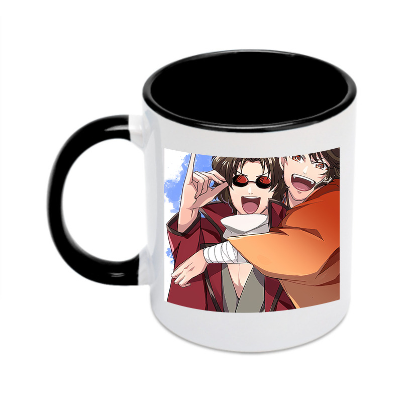 （画像用） ぎんたま 坂田銀時（さかたぎんとき） 神楽 志村新八（しむら しんぱち） GINTAMA Sakata Gintoki Kagura Shimura Shinpachi カラーマグカップ