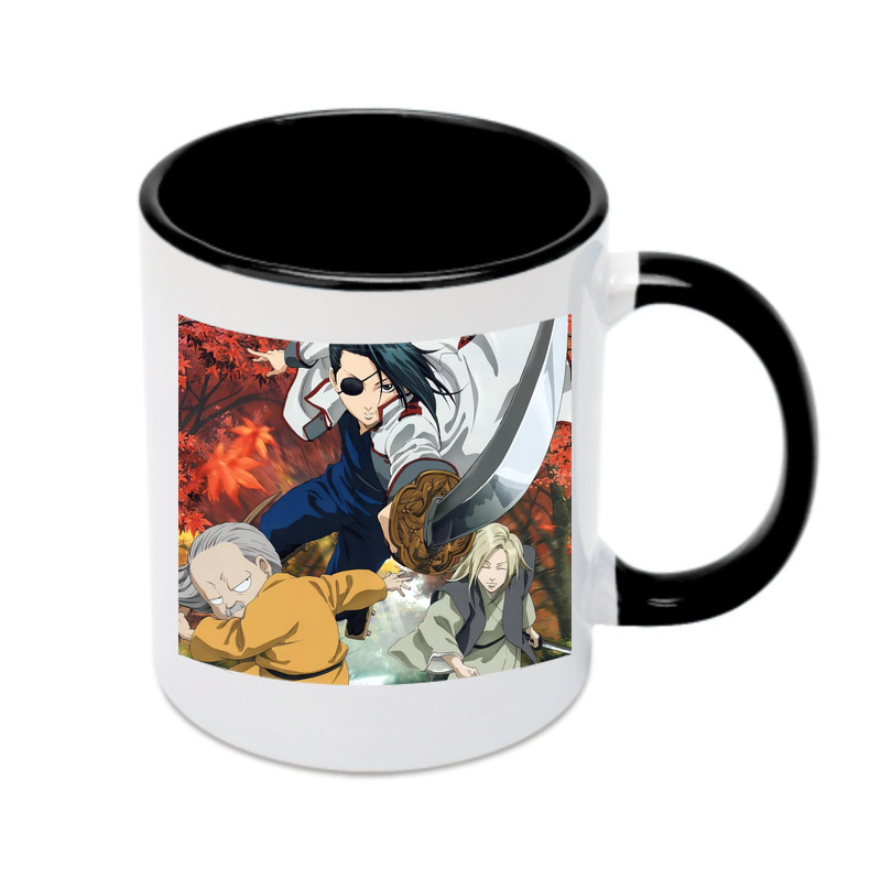 （画像用） ぎんたま 坂田銀時（さかたぎんとき） 神楽 志村新八（しむら しんぱち） GINTAMA Sakata Gintoki Kagura Shimura Shinpachi カラーマグカップ