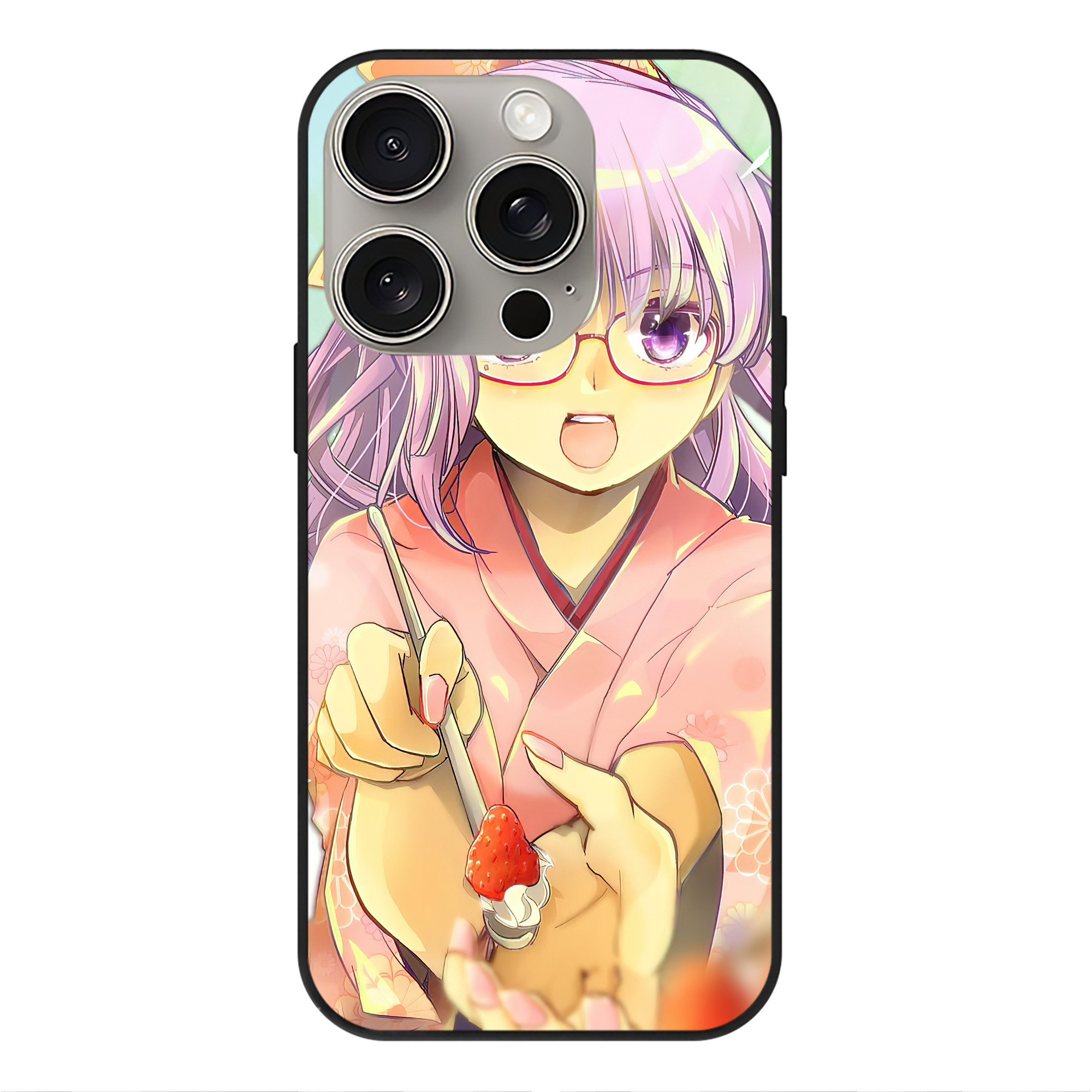 （画像用） ぎんたま 坂田銀時（さかたぎんとき） 神楽 志村新八（しむら しんぱち） GINTAMA Sakata Gintoki Kagura Shimura Shinpachi 【iPhone15Pro対応】スマホケース 耐衝撃＆黄変防止 背面ガラス