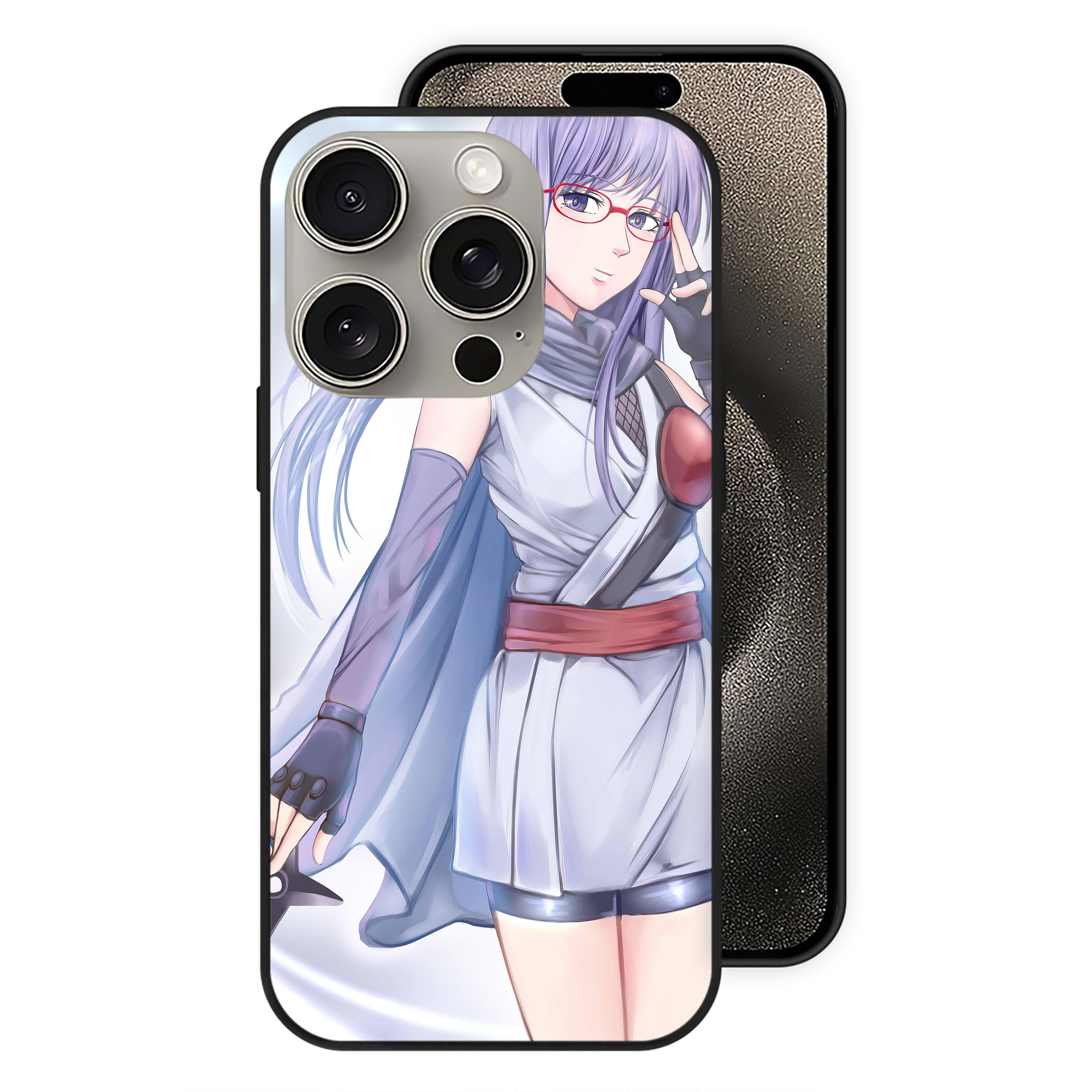 （画像用） ぎんたま 坂田銀時（さかたぎんとき） 神楽 志村新八（しむら しんぱち） GINTAMA Sakata Gintoki Kagura Shimura Shinpachi 【iPhone15Pro対応】スマホケース 耐衝撃＆黄変防止 背面ガラス
