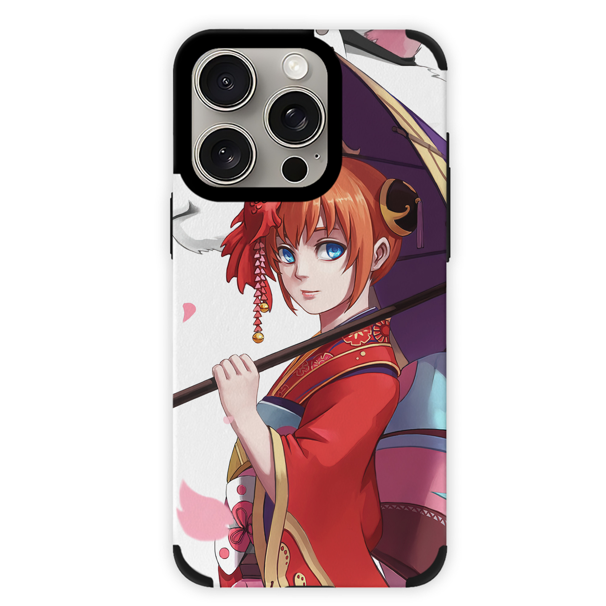 （画像用） ぎんたま 坂田銀時（さかたぎんとき） 神楽 志村新八（しむら しんぱち） GINTAMA Sakata Gintoki Kagura Shimura Shinpachi 【iPhone15ProMax対応】 PUレザー スマホケース 耐衝撃＆黄変防止