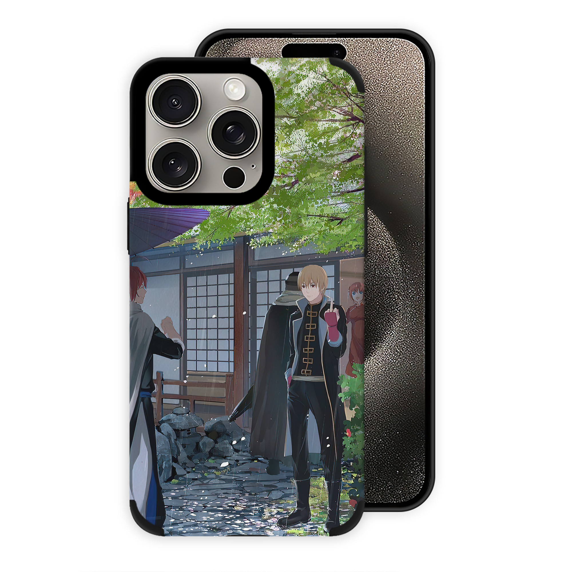 （画像用） ぎんたま 坂田銀時（さかたぎんとき） 神楽 志村新八（しむら しんぱち） GINTAMA Sakata Gintoki Kagura Shimura Shinpachi 【iPhone15ProMax対応】 PUレザー スマホケース 耐衝撃＆黄変防止