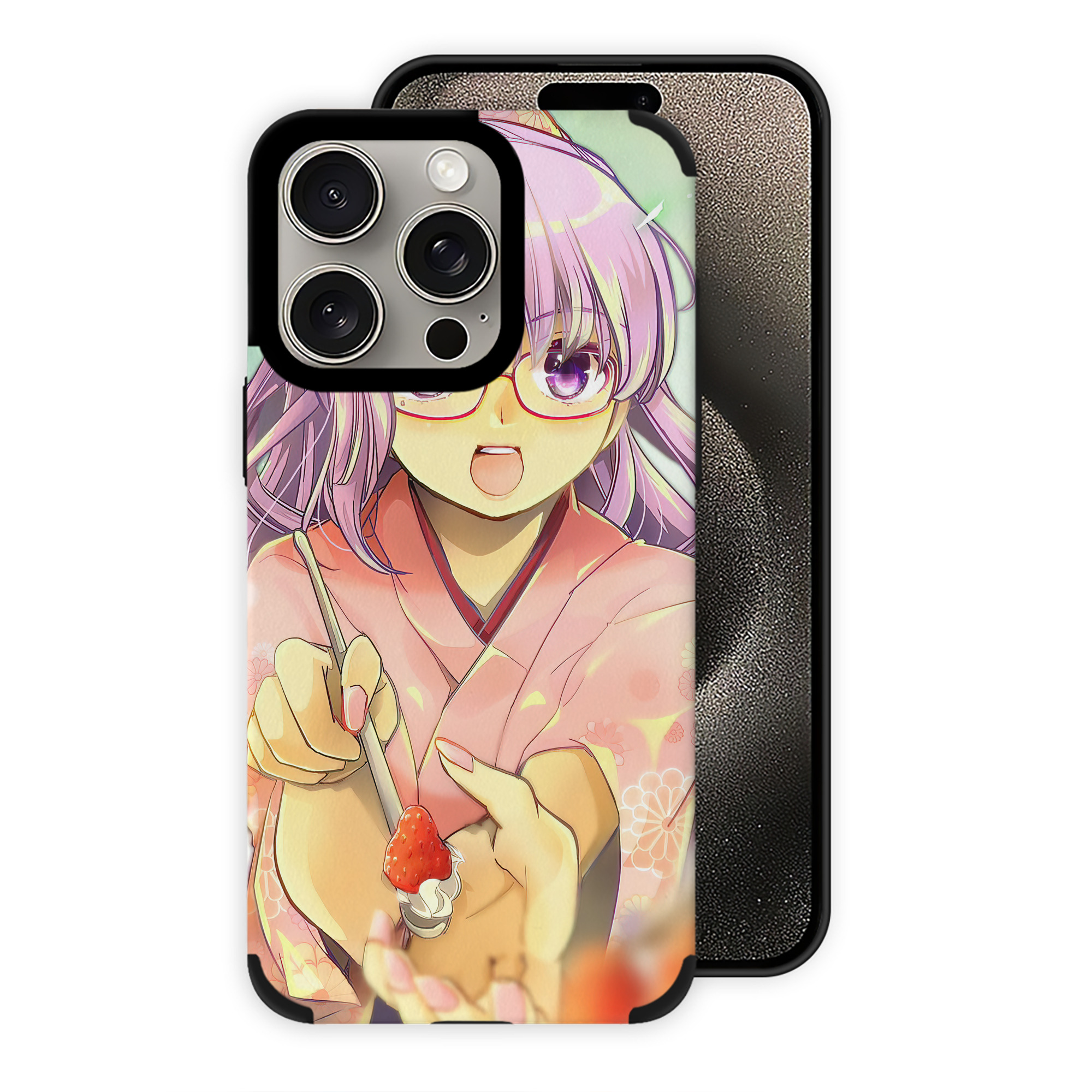 （画像用） ぎんたま 坂田銀時（さかたぎんとき） 神楽 志村新八（しむら しんぱち） GINTAMA Sakata Gintoki Kagura Shimura Shinpachi 【iPhone15ProMax対応】 PUレザー スマホケース 耐衝撃＆黄変防止