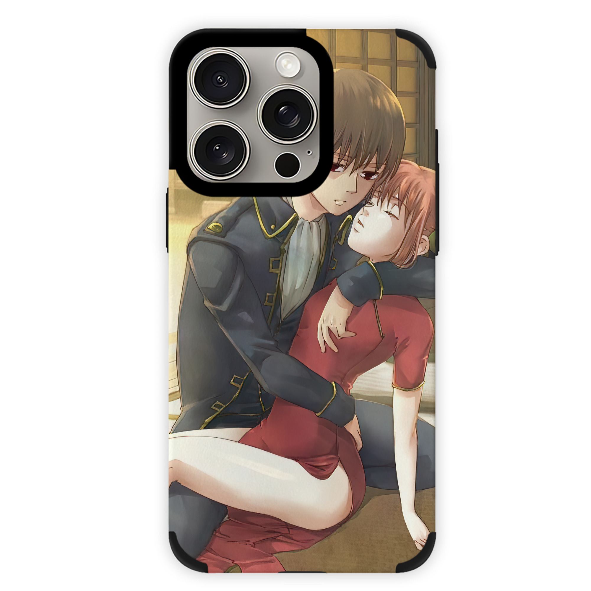 （画像用） ぎんたま 坂田銀時（さかたぎんとき） 神楽 志村新八（しむら しんぱち） GINTAMA Sakata Gintoki Kagura Shimura Shinpachi 【iPhone15ProMax対応】 PUレザー スマホケース 耐衝撃＆黄変防止