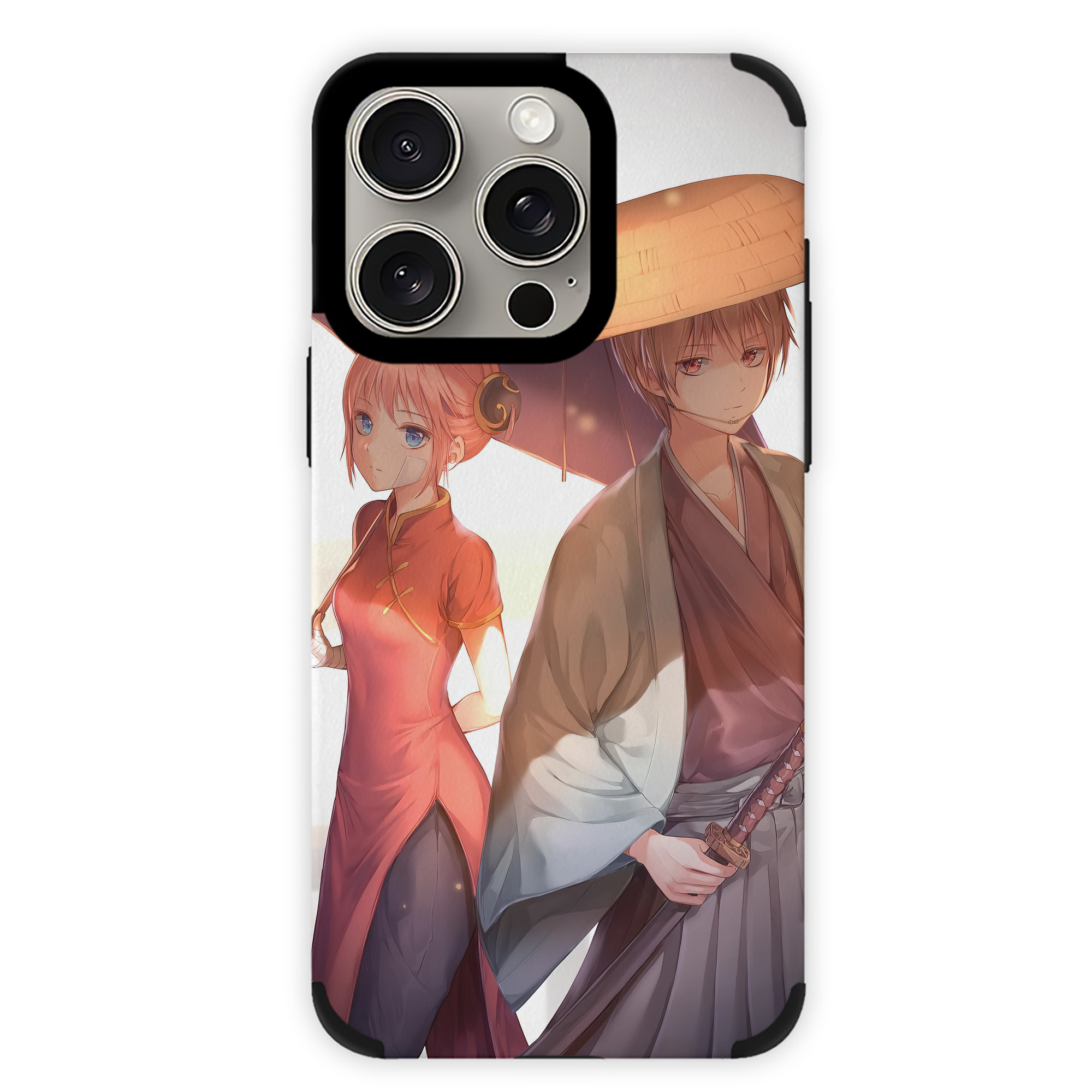 （画像用） ぎんたま 坂田銀時（さかたぎんとき） 神楽 志村新八（しむら しんぱち） GINTAMA Sakata Gintoki Kagura Shimura Shinpachi 【iPhone15ProMax対応】 PUレザー スマホケース 耐衝撃＆黄変防止