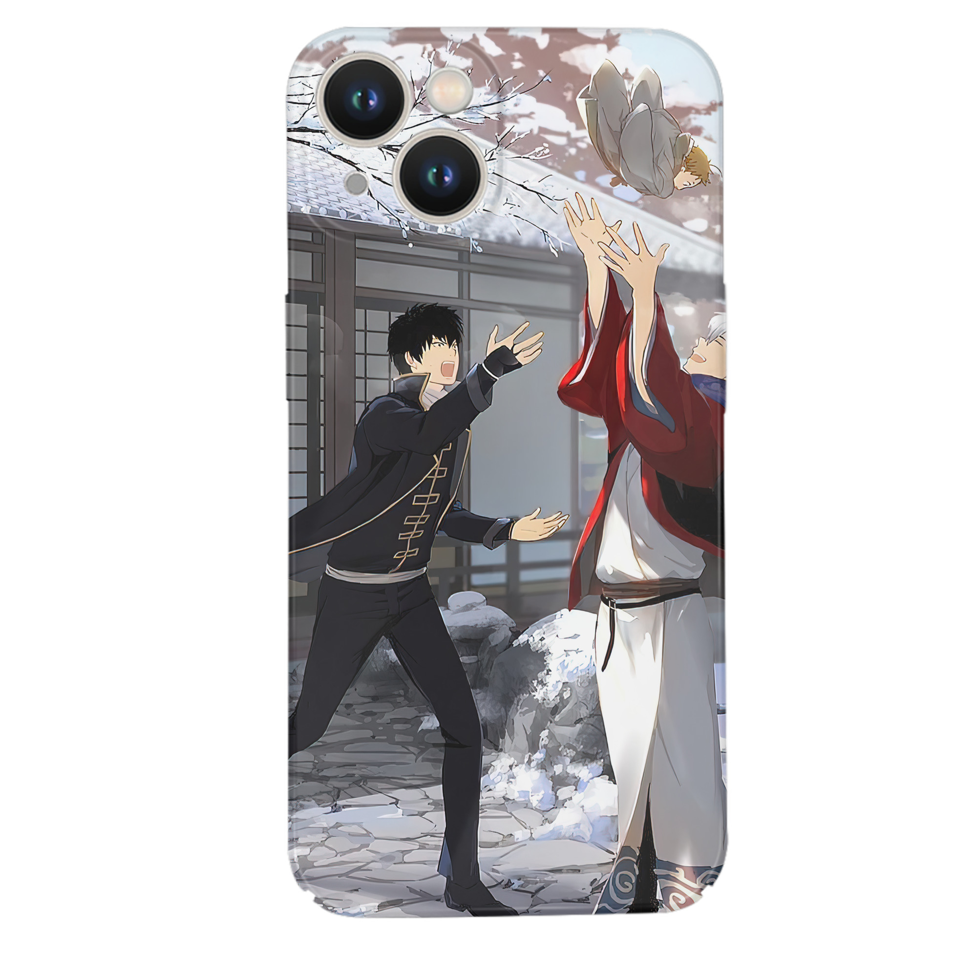 （画像用） ぎんたま 坂田銀時（さかたぎんとき） 神楽 志村新八（しむら しんぱち） GINTAMA Sakata Gintoki Kagura Shimura Shinpachi 【iPhone 14シリーズ対応】ハードケース