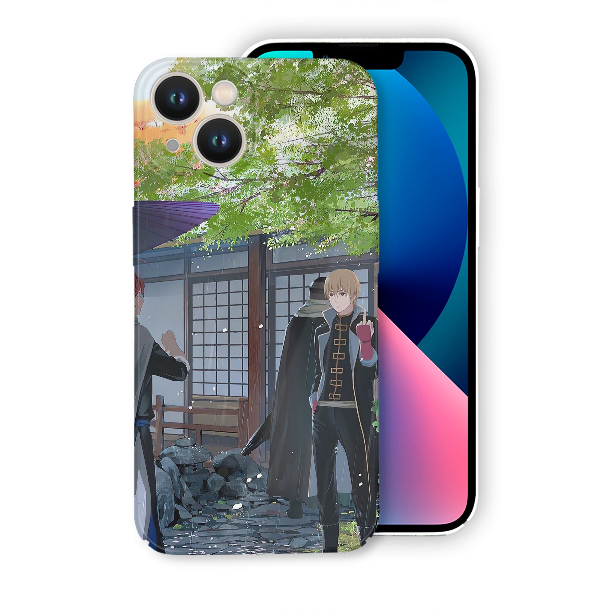 （画像用） ぎんたま 坂田銀時（さかたぎんとき） 神楽 志村新八（しむら しんぱち） GINTAMA Sakata Gintoki Kagura Shimura Shinpachi 【iPhone 14シリーズ対応】ハードケース