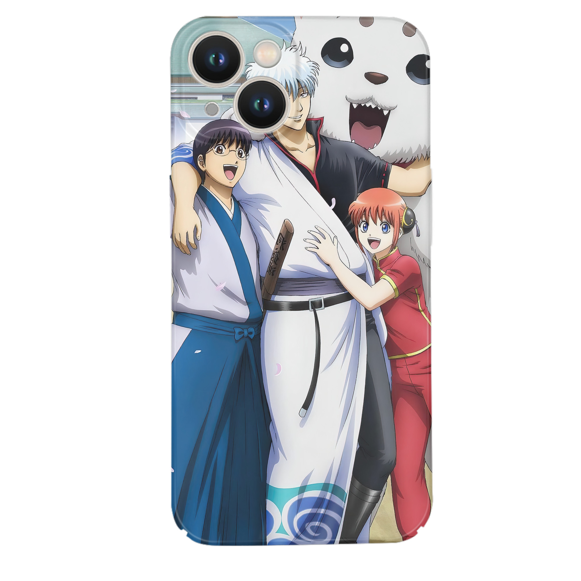 （画像用） ぎんたま 坂田銀時（さかたぎんとき） 神楽 志村新八（しむら しんぱち） GINTAMA Sakata Gintoki Kagura Shimura Shinpachi 【iPhone 14シリーズ対応】ハードケース