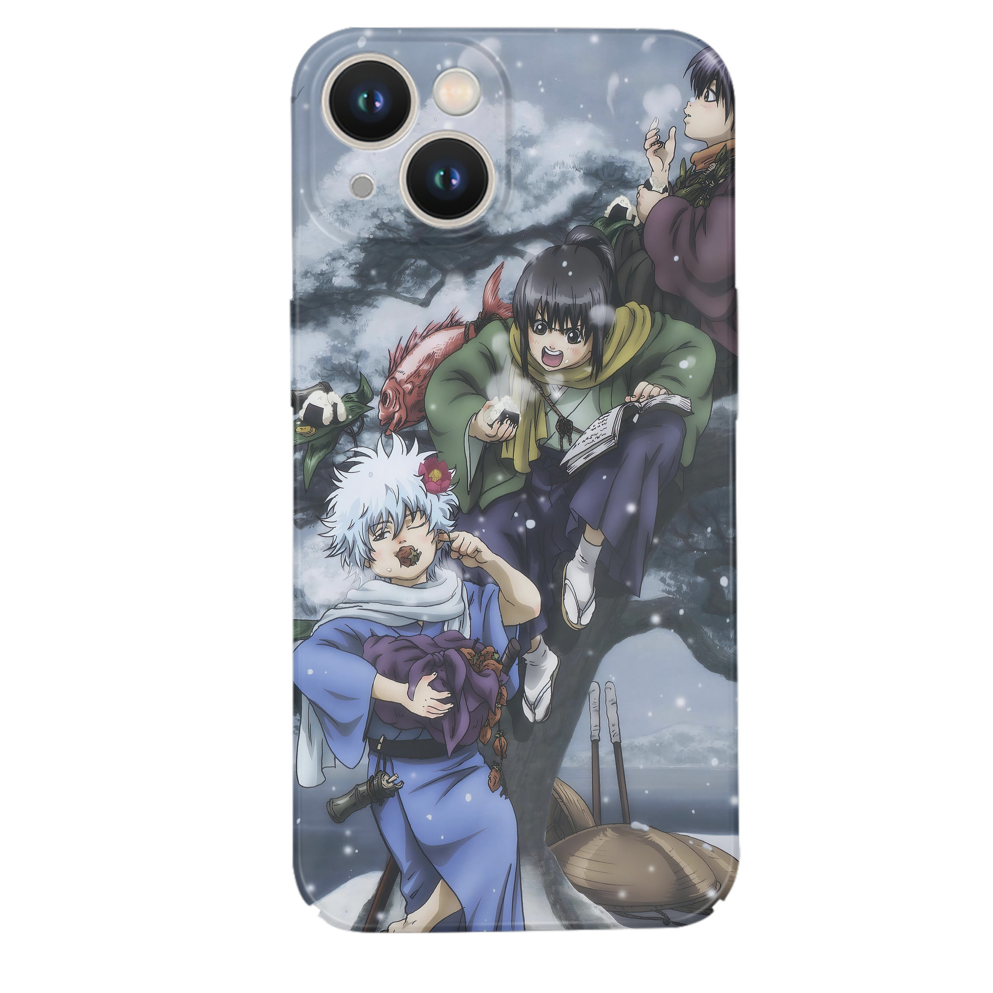 （画像用） ぎんたま 坂田銀時（さかたぎんとき） 神楽 志村新八（しむら しんぱち） GINTAMA Sakata Gintoki Kagura Shimura Shinpachi 【iPhone 14シリーズ対応】ハードケース