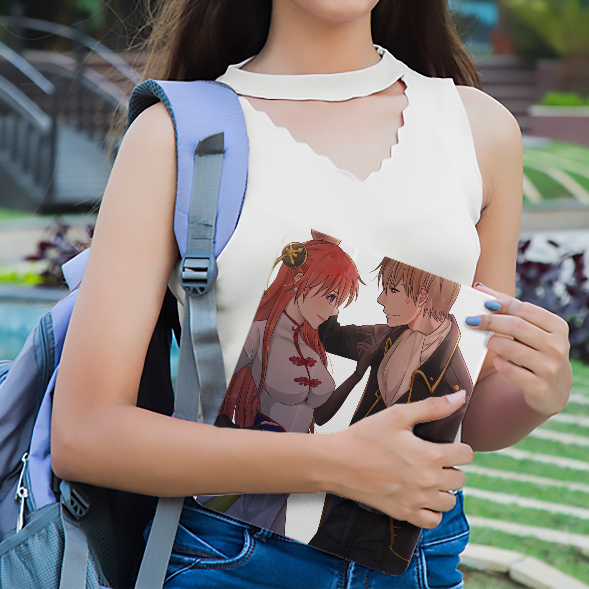 ぎんたま 坂田銀時（さかたぎんとき） 神楽 志村新八（しむら しんぱち） GINTAMA Sakata Gintoki Kagura Shimura Shinpachi IPad ケース ペン収納付き 三つ折りスタンド PUレザー×シリコン 対応機種9.5/10.5/10.9インチ