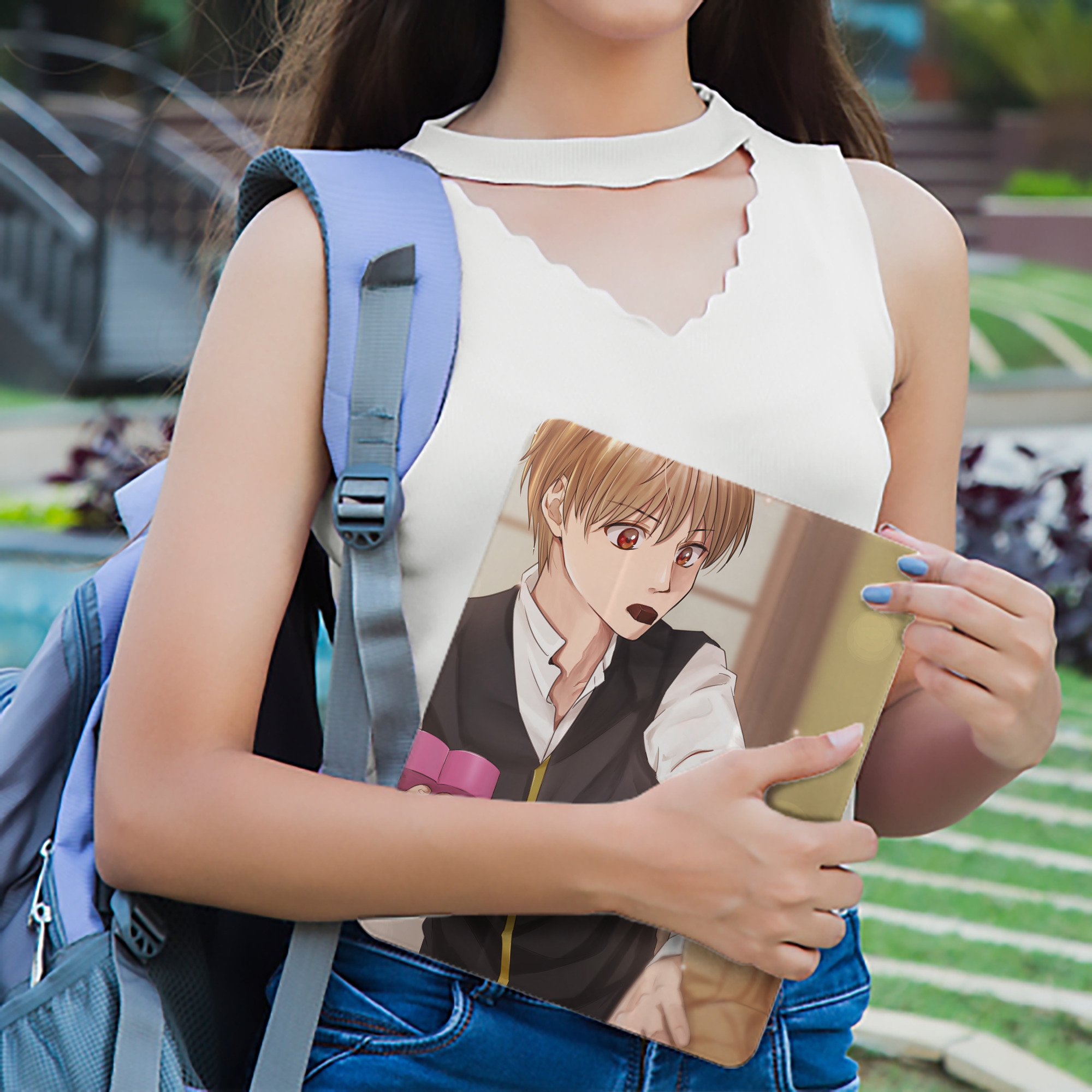 ぎんたま 坂田銀時（さかたぎんとき） 神楽 志村新八（しむら しんぱち） GINTAMA Sakata Gintoki Kagura Shimura Shinpachi IPad ケース ペン収納付き 三つ折りスタンド PUレザー×シリコン 対応機種9.5/10.5/10.9インチ