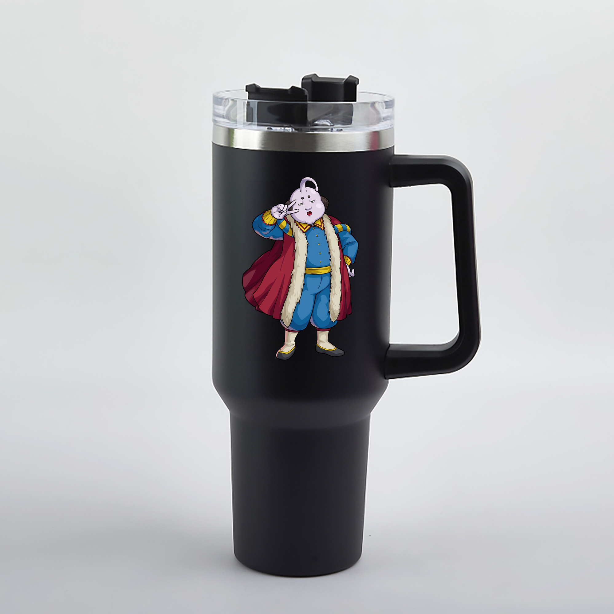 （画像用） ぎんたま 坂田銀時（さかたぎんとき） 神楽 志村新八（しむら しんぱち） GINTAMA Sakata Gintoki Kagura Shimura Shinpachi 1200mL車用タンブラー（カラープリント）