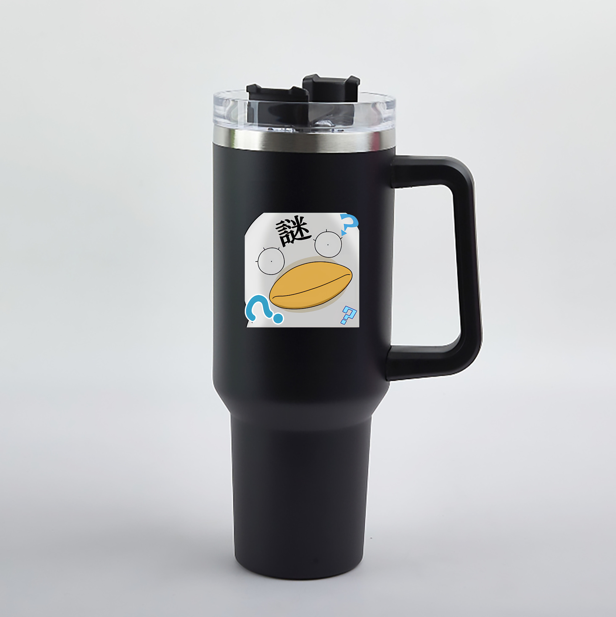 （画像用） ぎんたま 坂田銀時（さかたぎんとき） 神楽 志村新八（しむら しんぱち） GINTAMA Sakata Gintoki Kagura Shimura Shinpachi 1200mL車用タンブラー（カラープリント）