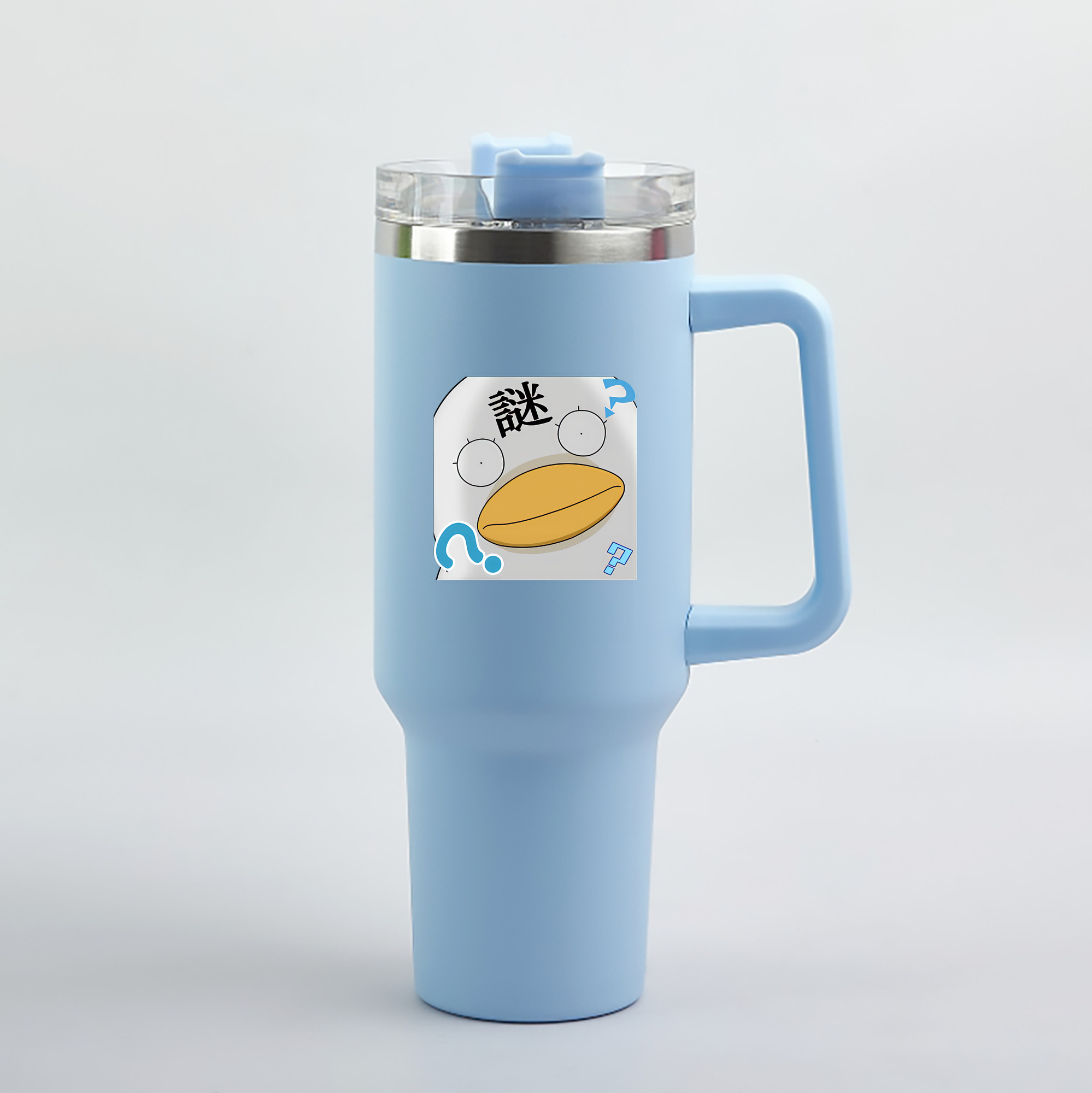（画像用） ぎんたま 坂田銀時（さかたぎんとき） 神楽 志村新八（しむら しんぱち） GINTAMA Sakata Gintoki Kagura Shimura Shinpachi 1200mL車用タンブラー（カラープリント）