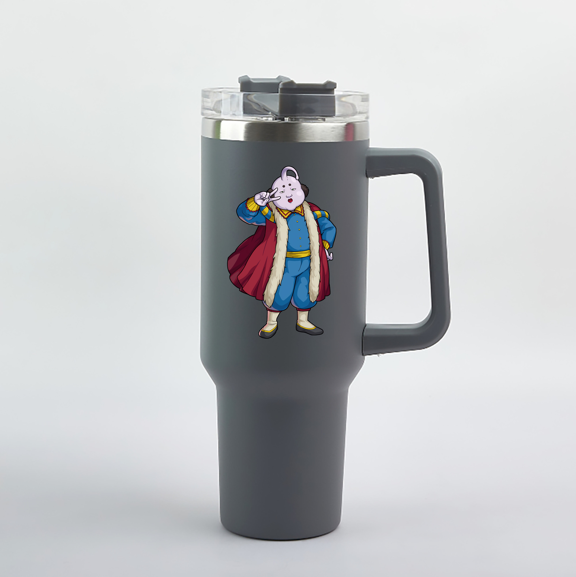 （画像用） ぎんたま 坂田銀時（さかたぎんとき） 神楽 志村新八（しむら しんぱち） GINTAMA Sakata Gintoki Kagura Shimura Shinpachi 1200mL車用タンブラー（カラープリント）