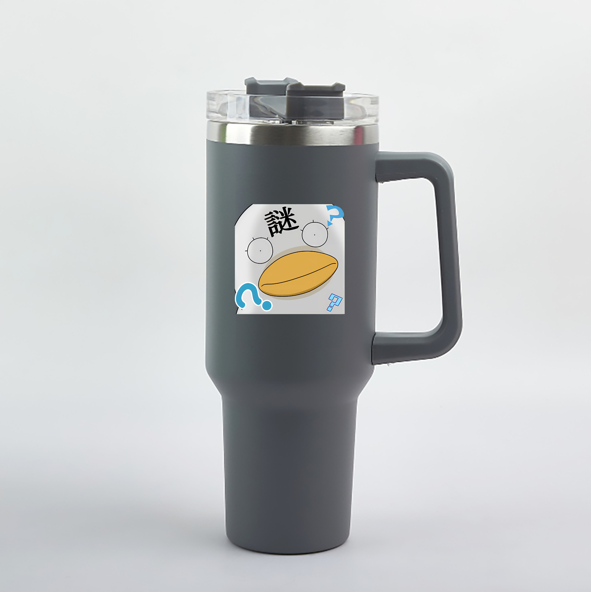 （画像用） ぎんたま 坂田銀時（さかたぎんとき） 神楽 志村新八（しむら しんぱち） GINTAMA Sakata Gintoki Kagura Shimura Shinpachi 1200mL車用タンブラー（カラープリント）