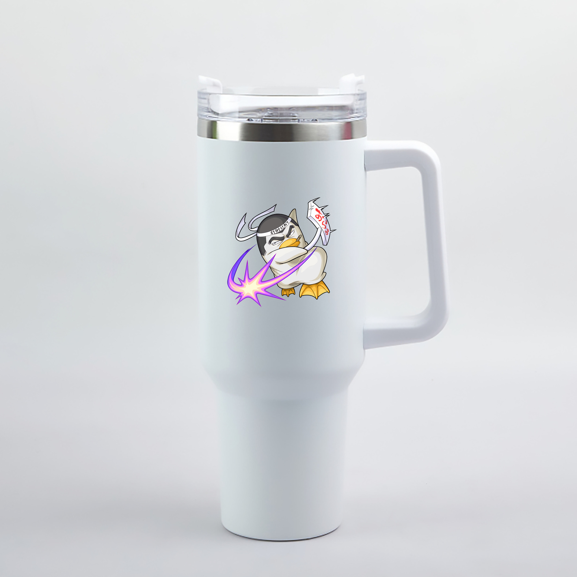 （画像用） ぎんたま 坂田銀時（さかたぎんとき） 神楽 志村新八（しむら しんぱち） GINTAMA Sakata Gintoki Kagura Shimura Shinpachi 1200mL車用タンブラー（カラープリント）