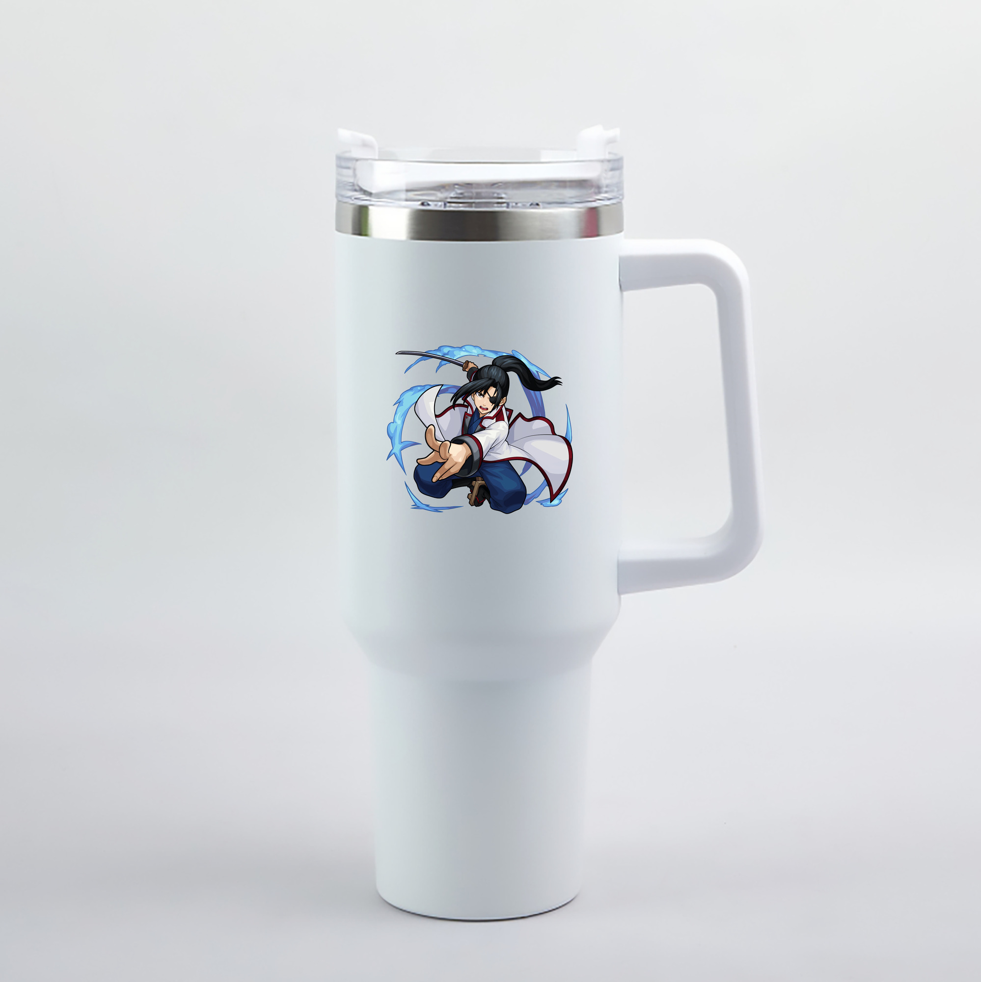 （画像用） ぎんたま 坂田銀時（さかたぎんとき） 神楽 志村新八（しむら しんぱち） GINTAMA Sakata Gintoki Kagura Shimura Shinpachi 1200mL車用タンブラー（カラープリント）