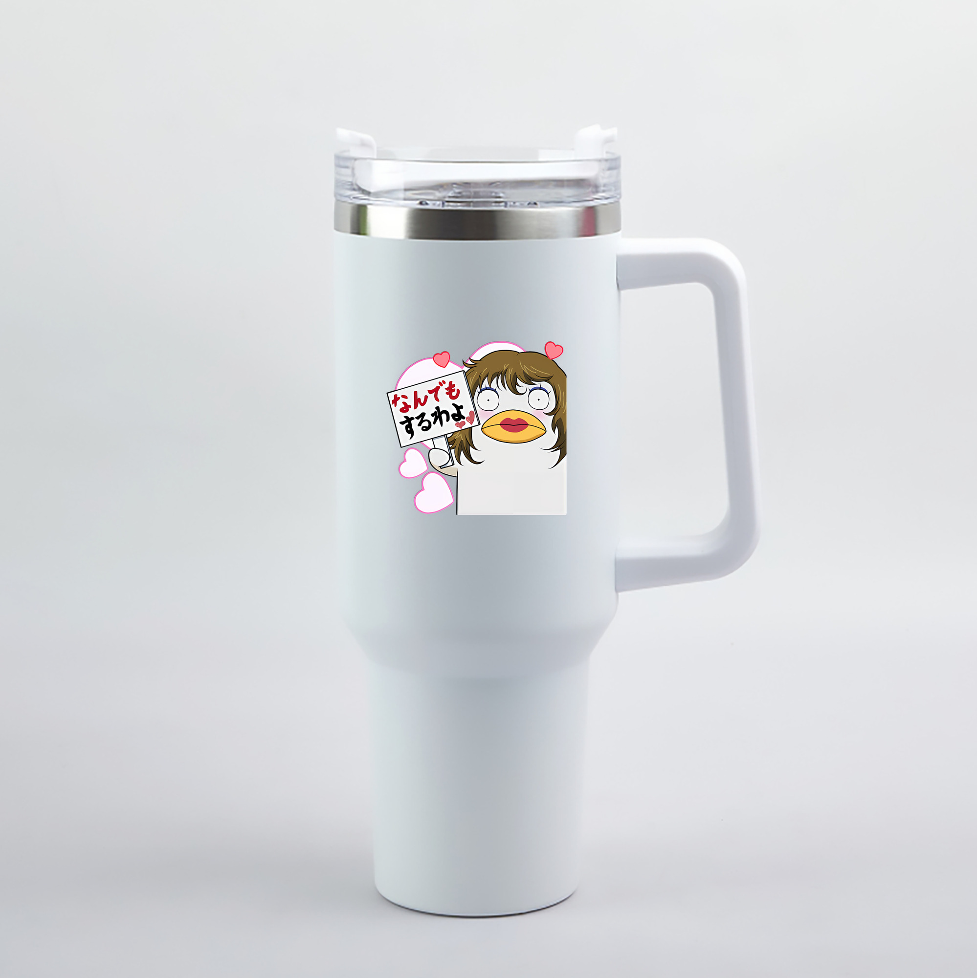 （画像用） ぎんたま 坂田銀時（さかたぎんとき） 神楽 志村新八（しむら しんぱち） GINTAMA Sakata Gintoki Kagura Shimura Shinpachi 1200mL車用タンブラー（カラープリント）