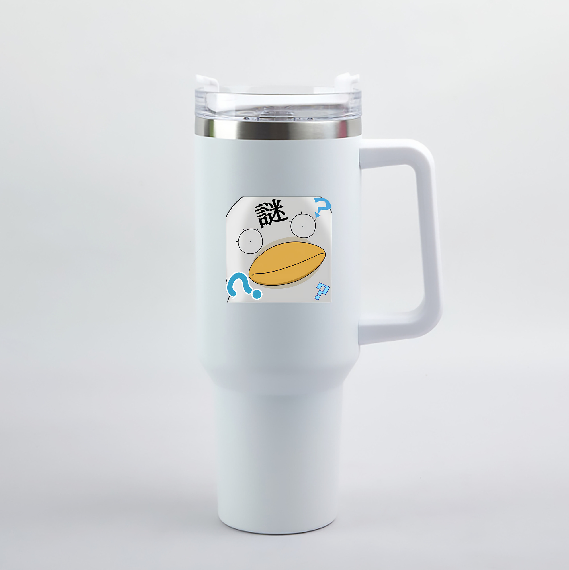 （画像用） ぎんたま 坂田銀時（さかたぎんとき） 神楽 志村新八（しむら しんぱち） GINTAMA Sakata Gintoki Kagura Shimura Shinpachi 1200mL車用タンブラー（カラープリント）
