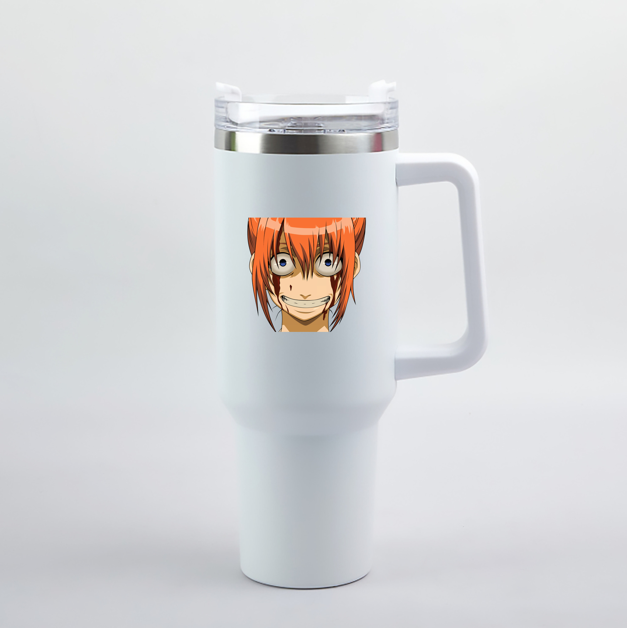 （画像用） ぎんたま 坂田銀時（さかたぎんとき） 神楽 志村新八（しむら しんぱち） GINTAMA Sakata Gintoki Kagura Shimura Shinpachi 1200mL車用タンブラー（カラープリント）
