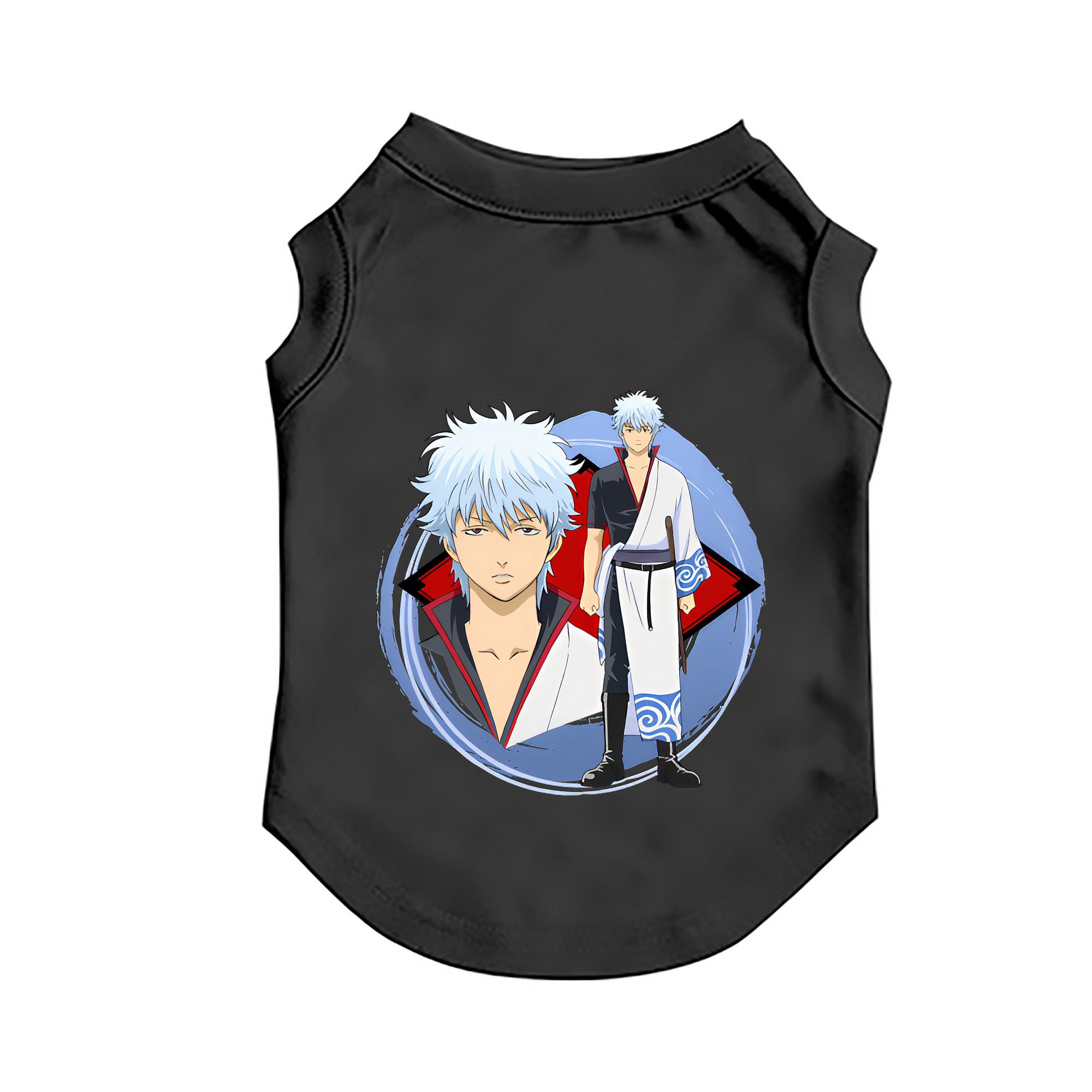 （画像用） ぎんたま 坂田銀時（さかたぎんとき） 神楽 志村新八（しむら しんぱち） GINTAMA Sakata Gintoki Kagura Shimura Shinpachi ペット用ベスト