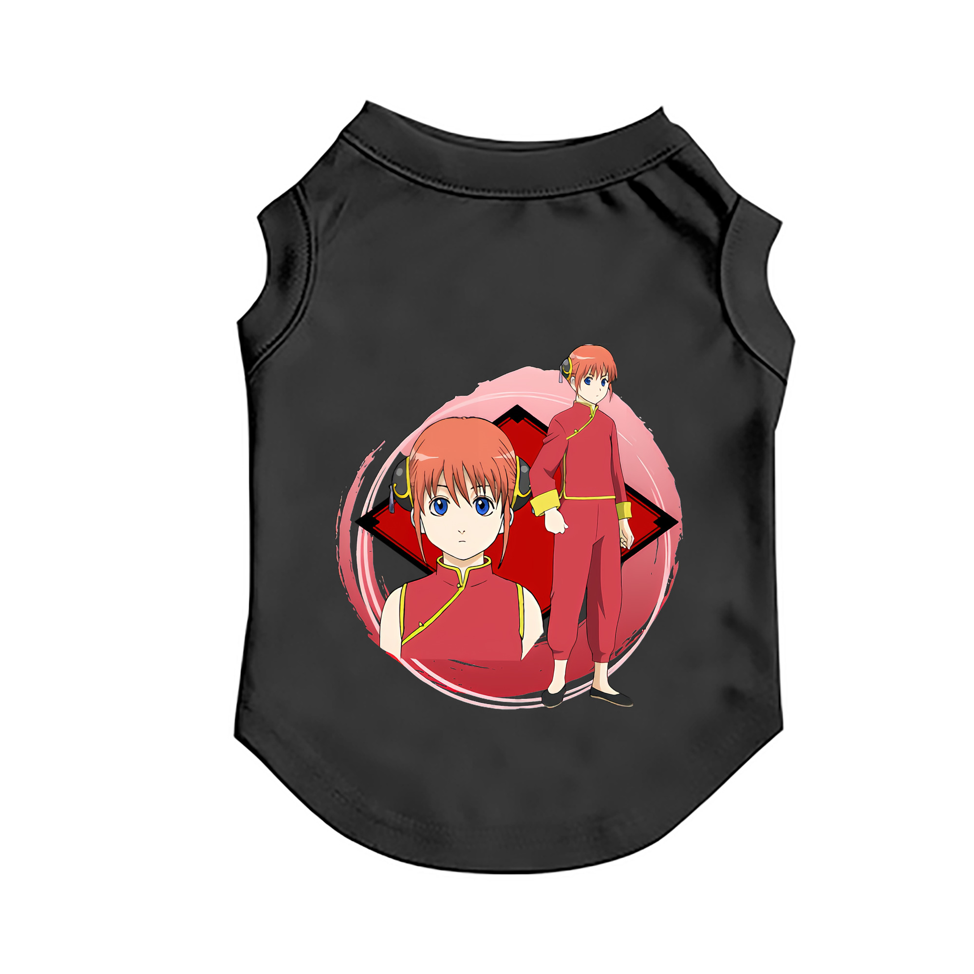 （画像用） ぎんたま 坂田銀時（さかたぎんとき） 神楽 志村新八（しむら しんぱち） GINTAMA Sakata Gintoki Kagura Shimura Shinpachi ペット用ベスト