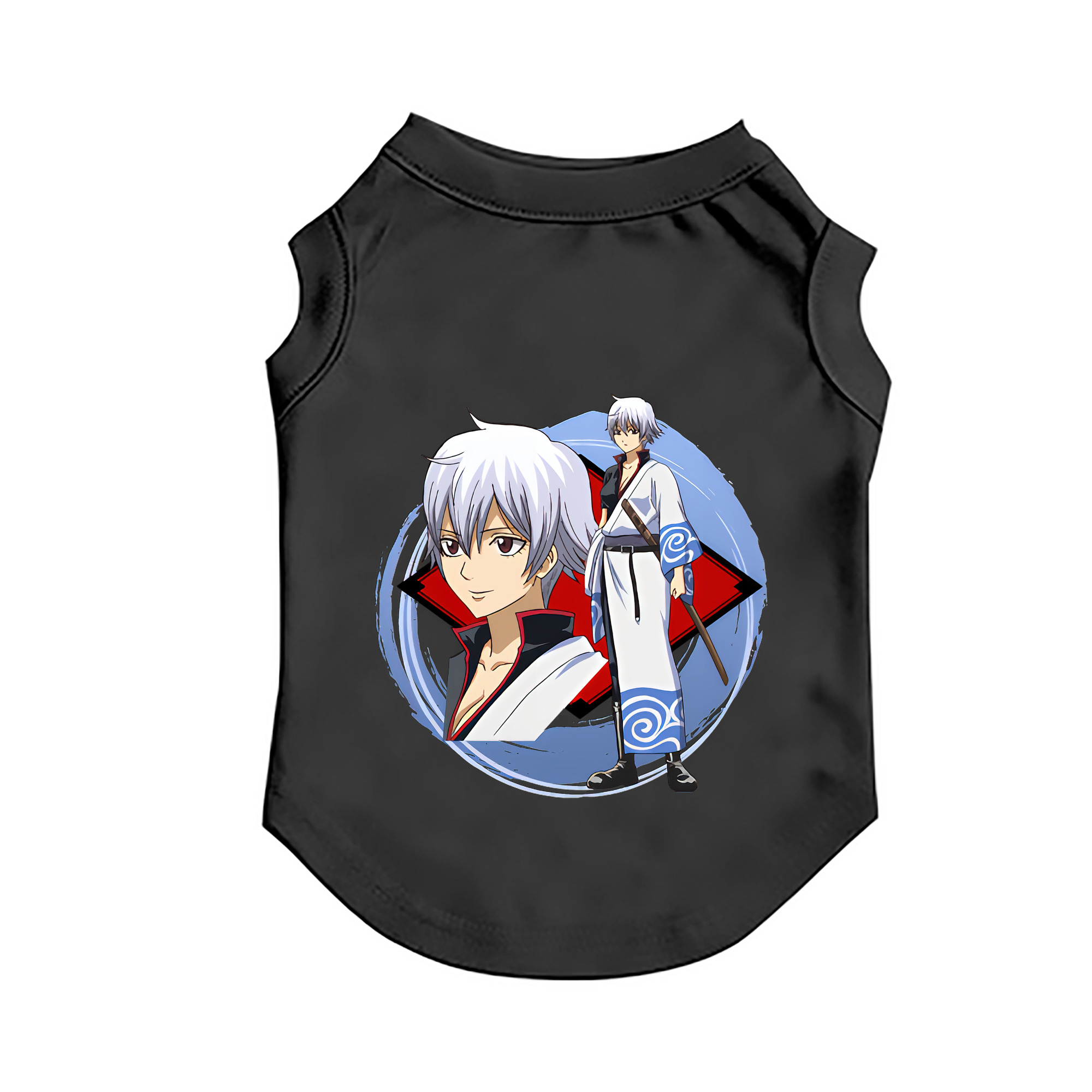 （画像用） ぎんたま 坂田銀時（さかたぎんとき） 神楽 志村新八（しむら しんぱち） GINTAMA Sakata Gintoki Kagura Shimura Shinpachi ペット用ベスト