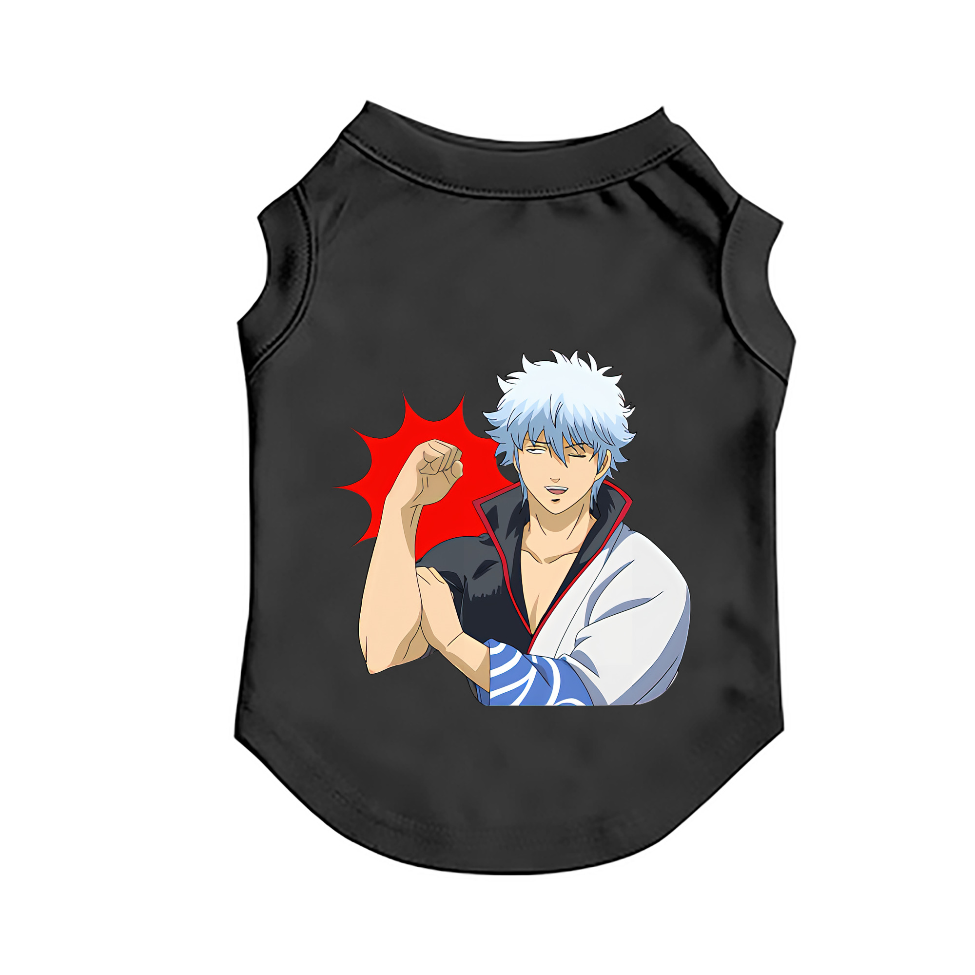 （画像用） ぎんたま 坂田銀時（さかたぎんとき） 神楽 志村新八（しむら しんぱち） GINTAMA Sakata Gintoki Kagura Shimura Shinpachi ペット用ベスト