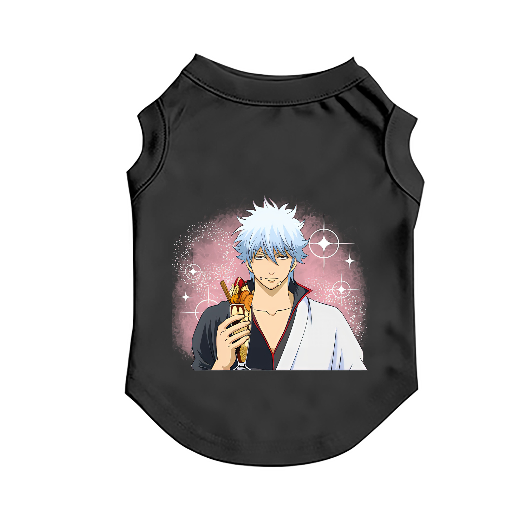 （画像用） ぎんたま 坂田銀時（さかたぎんとき） 神楽 志村新八（しむら しんぱち） GINTAMA Sakata Gintoki Kagura Shimura Shinpachi ペット用ベスト