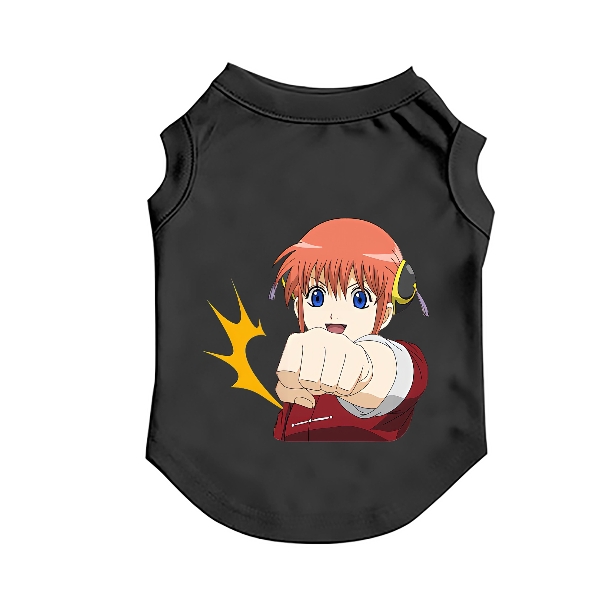 （画像用） ぎんたま 坂田銀時（さかたぎんとき） 神楽 志村新八（しむら しんぱち） GINTAMA Sakata Gintoki Kagura Shimura Shinpachi ペット用ベスト