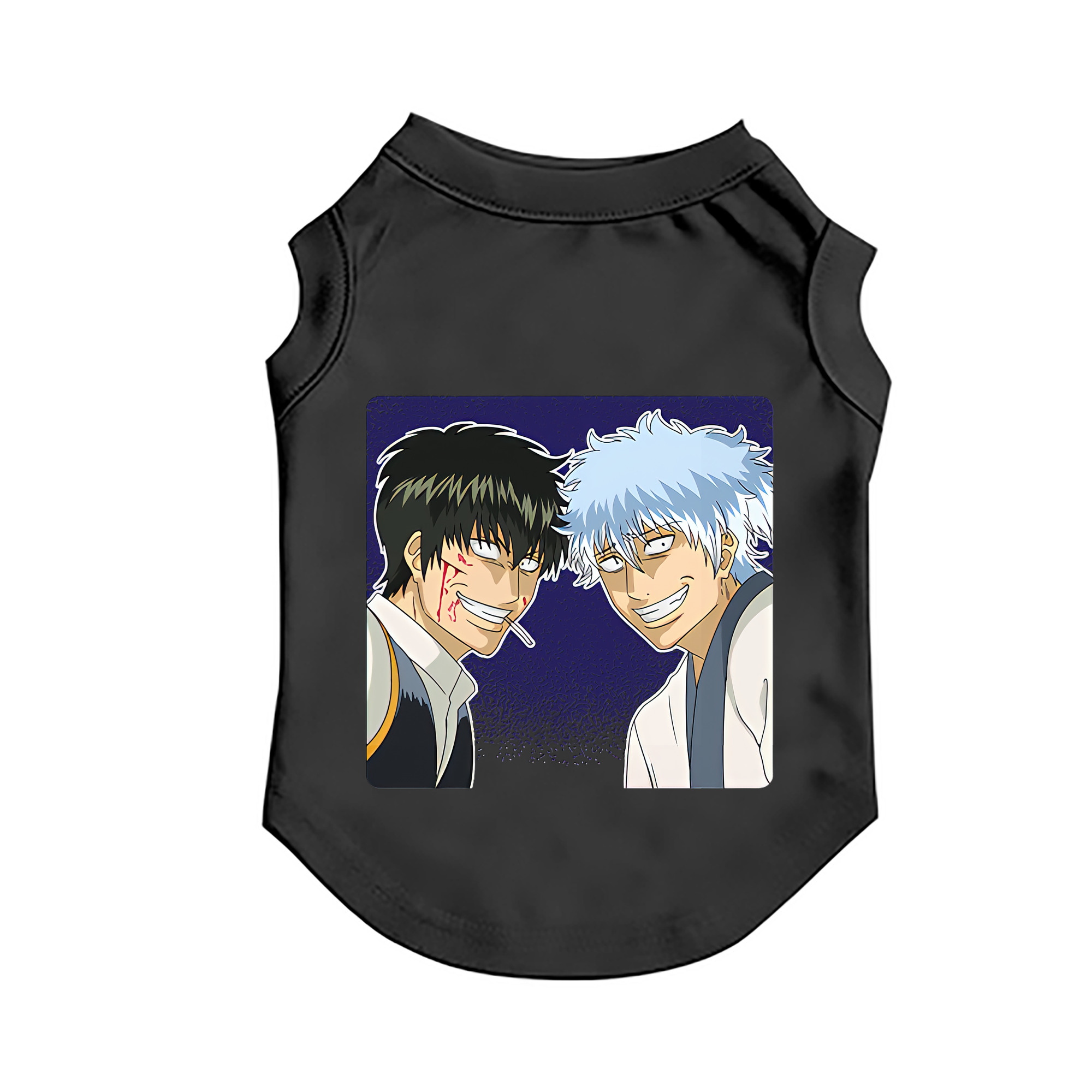（画像用） ぎんたま 坂田銀時（さかたぎんとき） 神楽 志村新八（しむら しんぱち） GINTAMA Sakata Gintoki Kagura Shimura Shinpachi ペット用ベスト