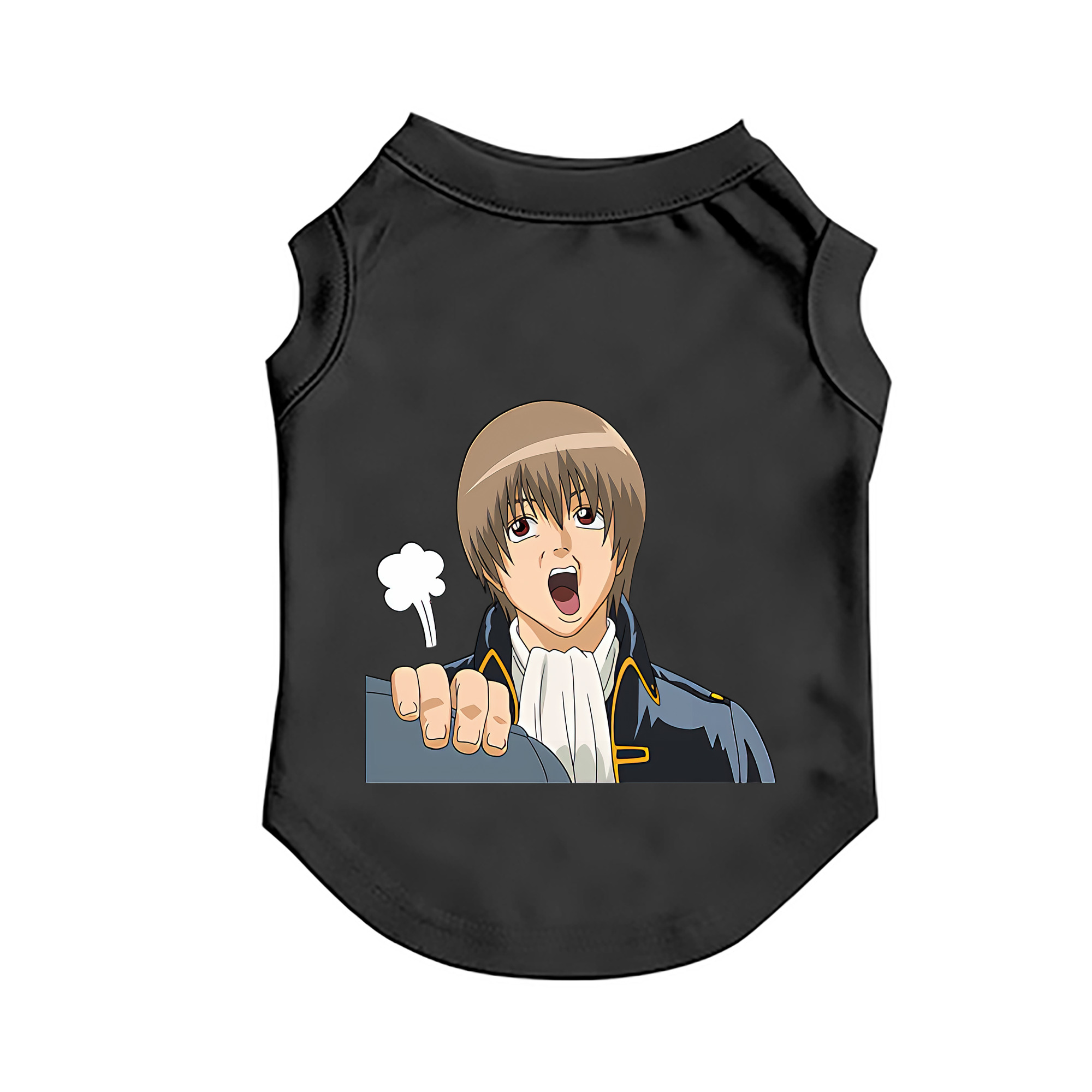 （画像用） ぎんたま 坂田銀時（さかたぎんとき） 神楽 志村新八（しむら しんぱち） GINTAMA Sakata Gintoki Kagura Shimura Shinpachi ペット用ベスト