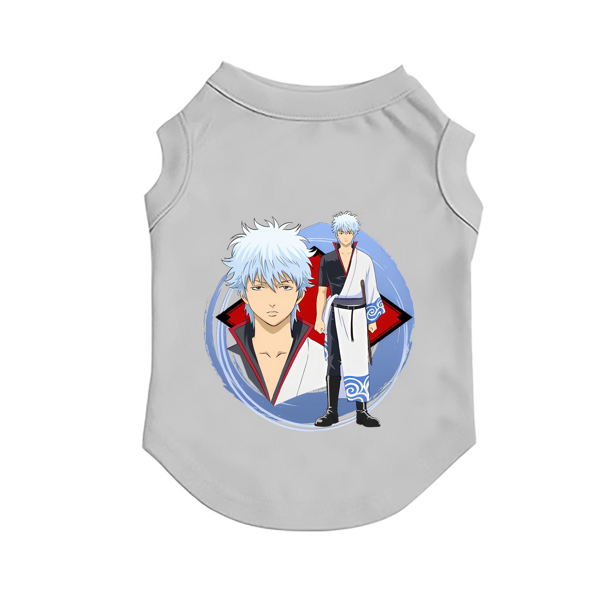 （画像用） ぎんたま 坂田銀時（さかたぎんとき） 神楽 志村新八（しむら しんぱち） GINTAMA Sakata Gintoki Kagura Shimura Shinpachi ペット用ベスト