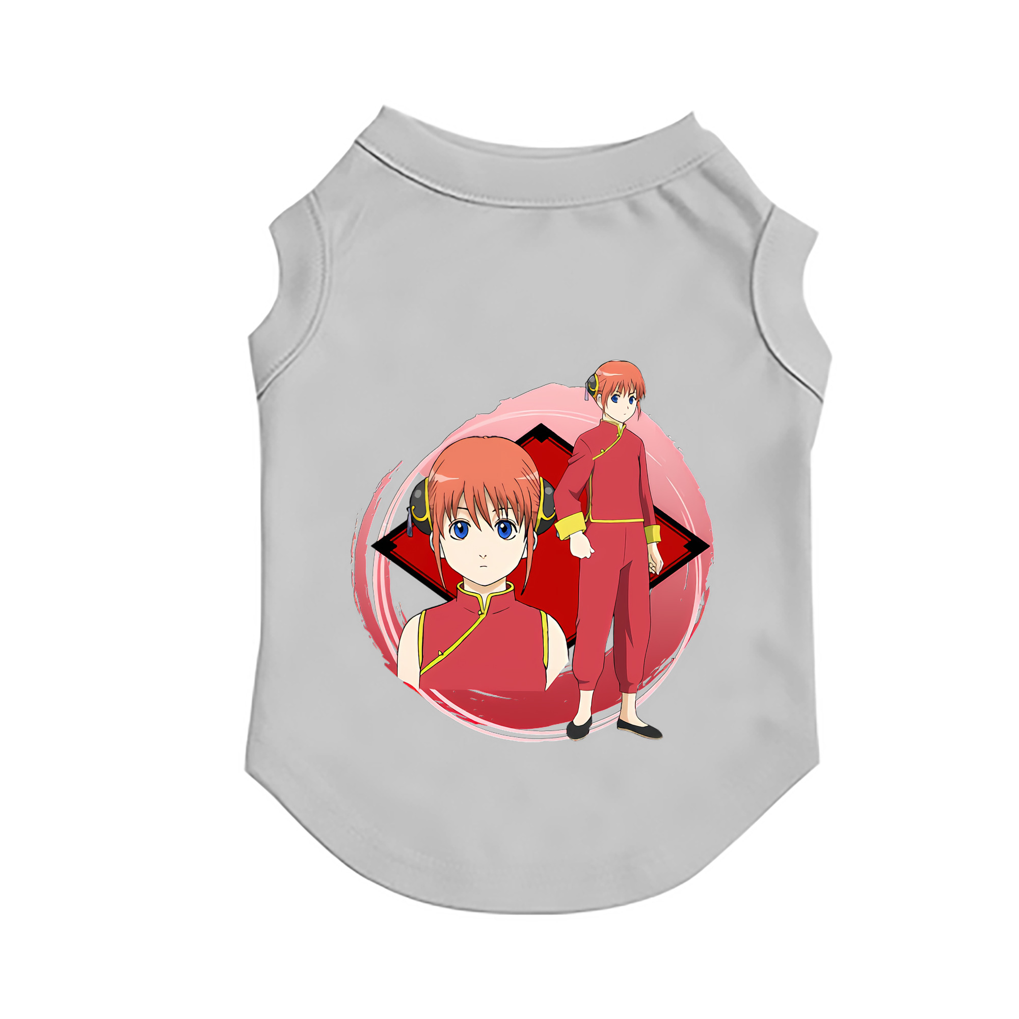 （画像用） ぎんたま 坂田銀時（さかたぎんとき） 神楽 志村新八（しむら しんぱち） GINTAMA Sakata Gintoki Kagura Shimura Shinpachi ペット用ベスト