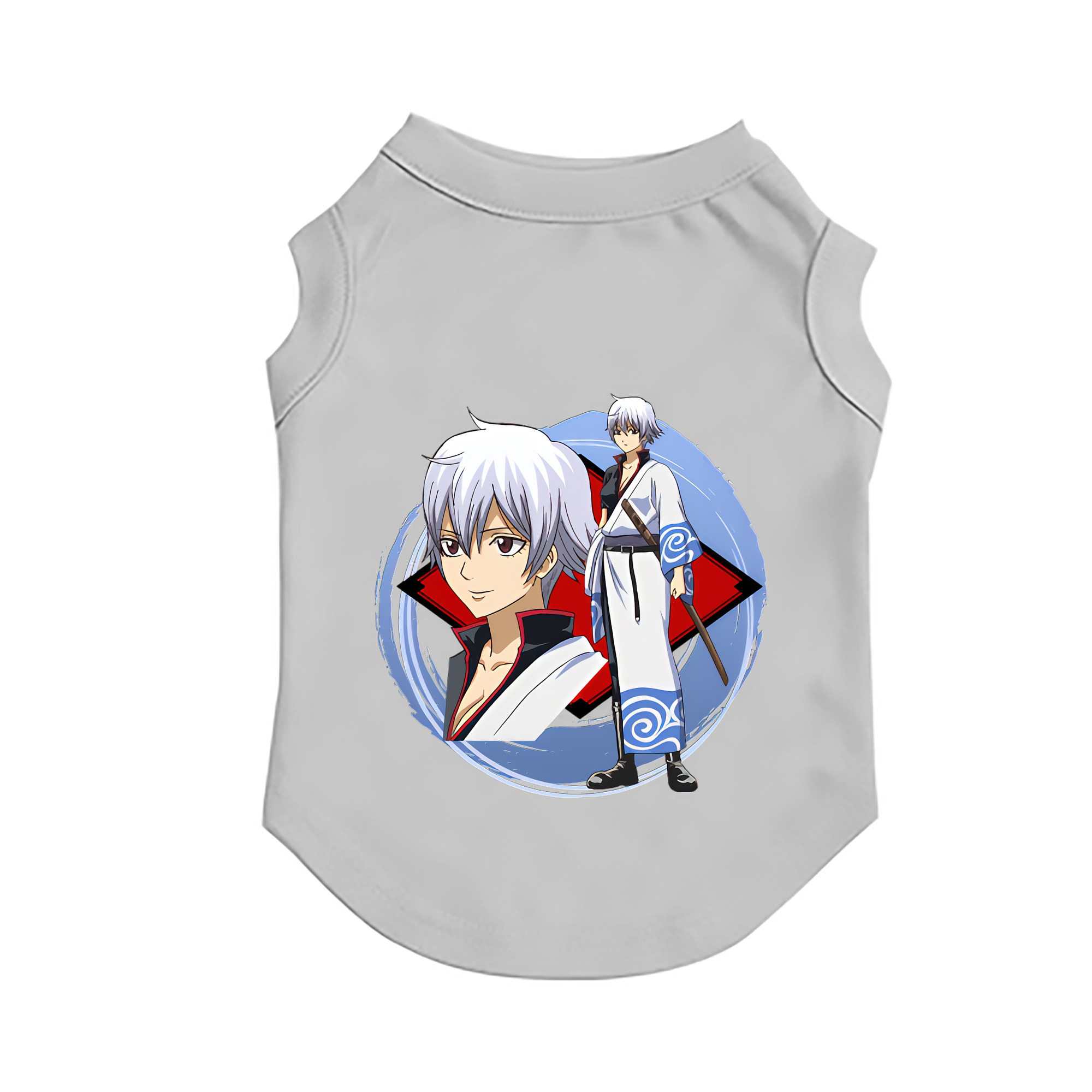 （画像用） ぎんたま 坂田銀時（さかたぎんとき） 神楽 志村新八（しむら しんぱち） GINTAMA Sakata Gintoki Kagura Shimura Shinpachi ペット用ベスト