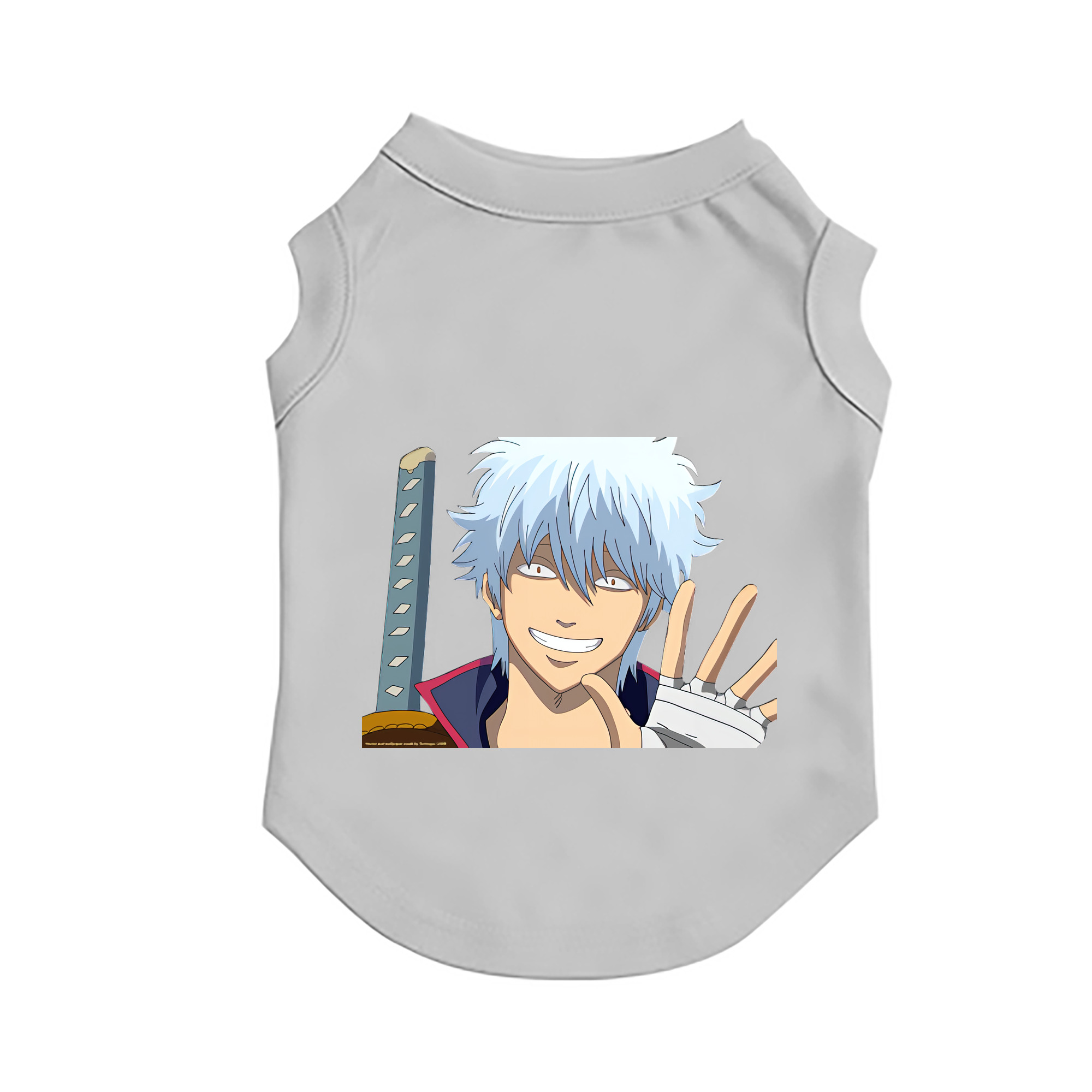 （画像用） ぎんたま 坂田銀時（さかたぎんとき） 神楽 志村新八（しむら しんぱち） GINTAMA Sakata Gintoki Kagura Shimura Shinpachi ペット用ベスト