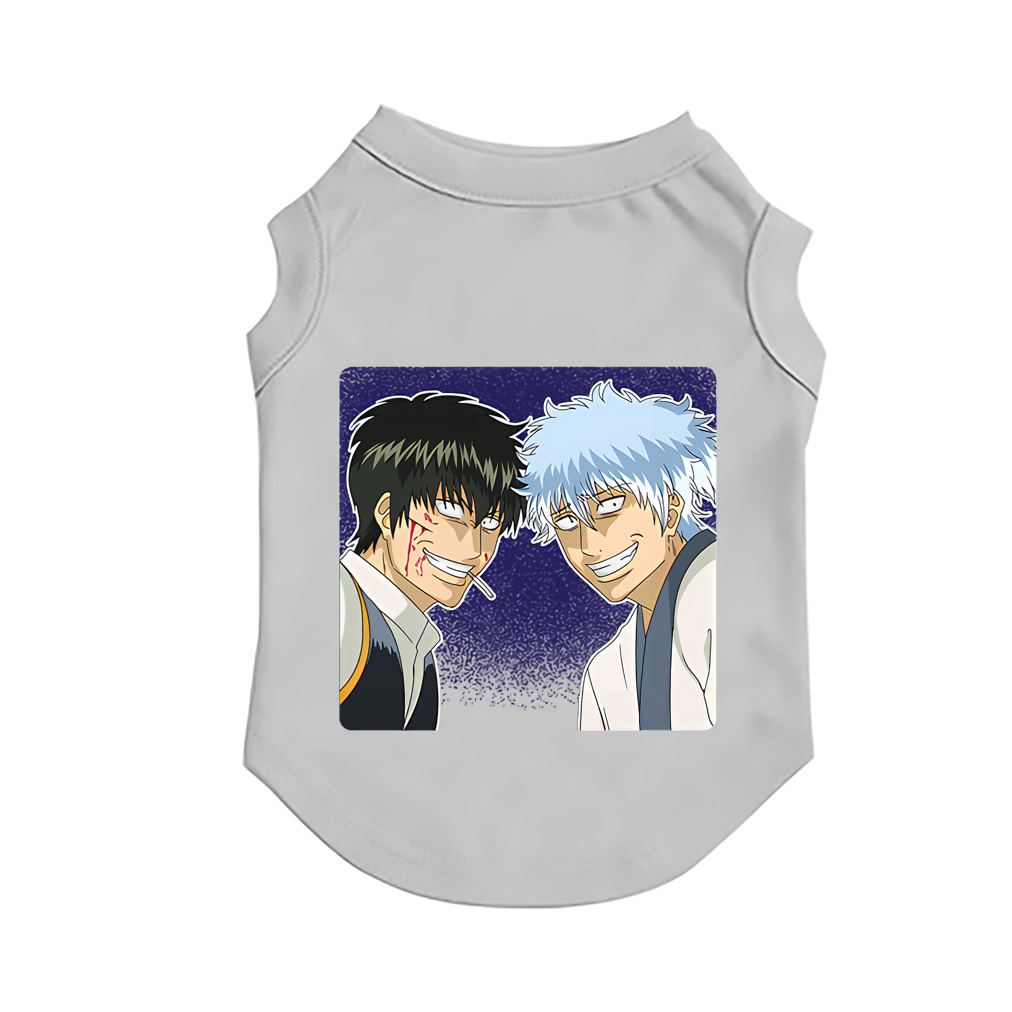 （画像用） ぎんたま 坂田銀時（さかたぎんとき） 神楽 志村新八（しむら しんぱち） GINTAMA Sakata Gintoki Kagura Shimura Shinpachi ペット用ベスト