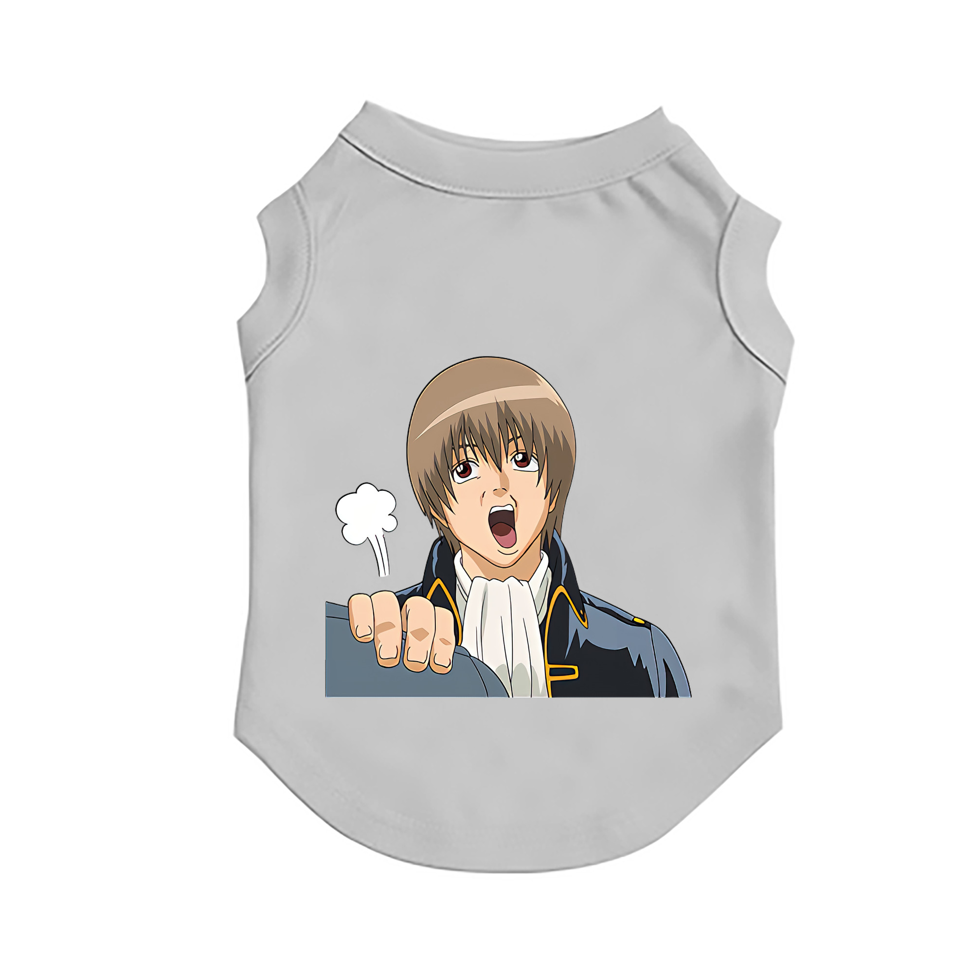 （画像用） ぎんたま 坂田銀時（さかたぎんとき） 神楽 志村新八（しむら しんぱち） GINTAMA Sakata Gintoki Kagura Shimura Shinpachi ペット用ベスト