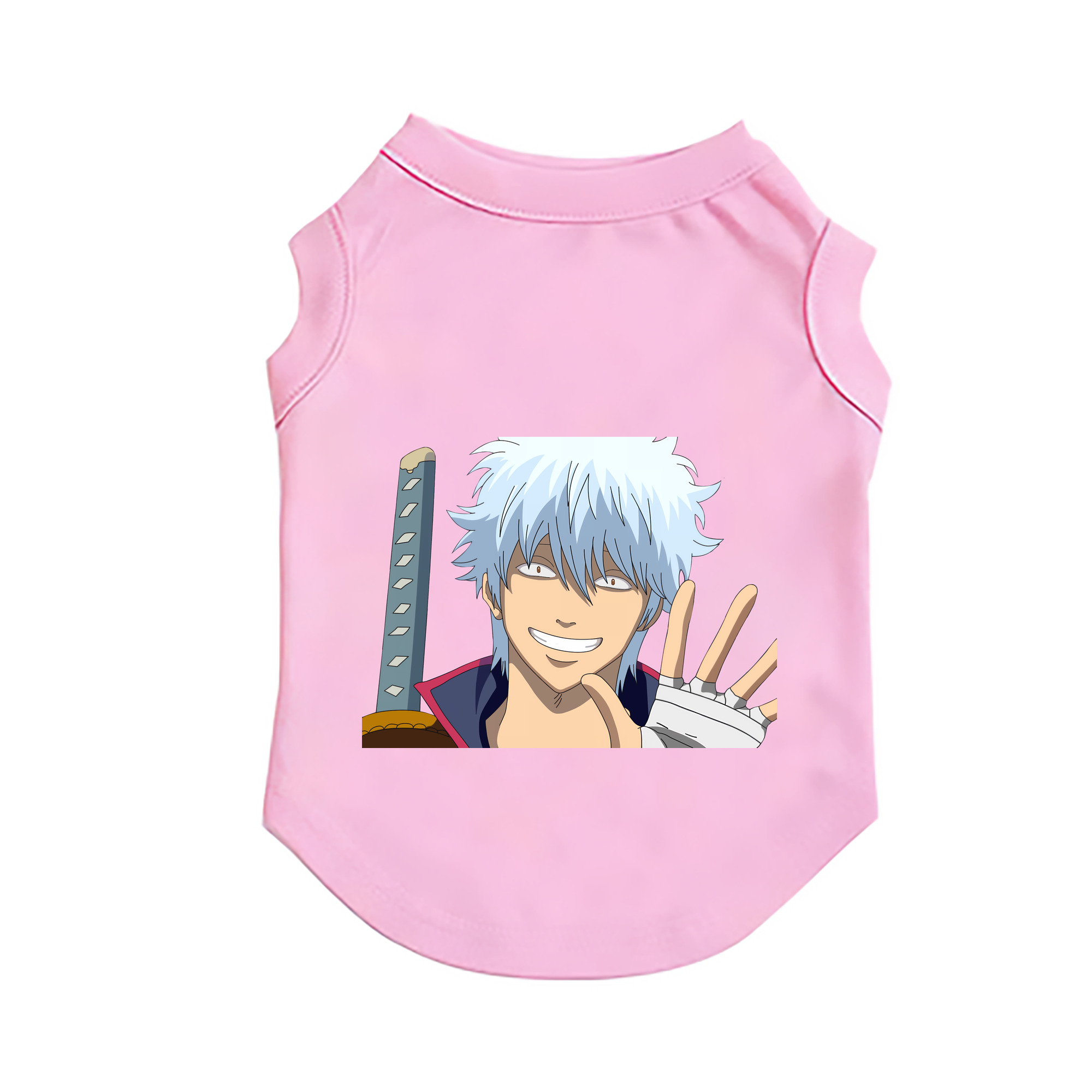 （画像用） ぎんたま 坂田銀時（さかたぎんとき） 神楽 志村新八（しむら しんぱち） GINTAMA Sakata Gintoki Kagura Shimura Shinpachi ペット用ベスト