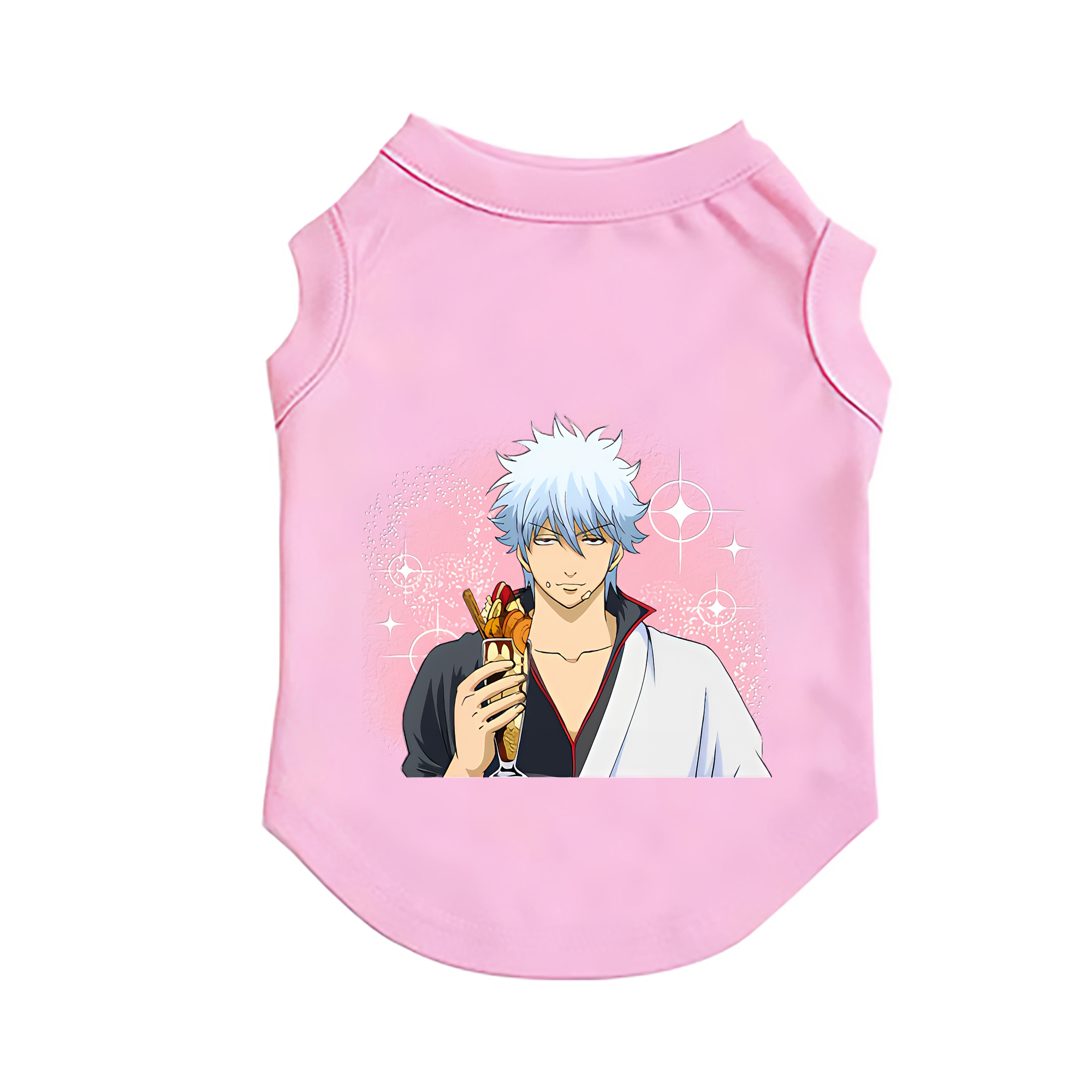 （画像用） ぎんたま 坂田銀時（さかたぎんとき） 神楽 志村新八（しむら しんぱち） GINTAMA Sakata Gintoki Kagura Shimura Shinpachi ペット用ベスト