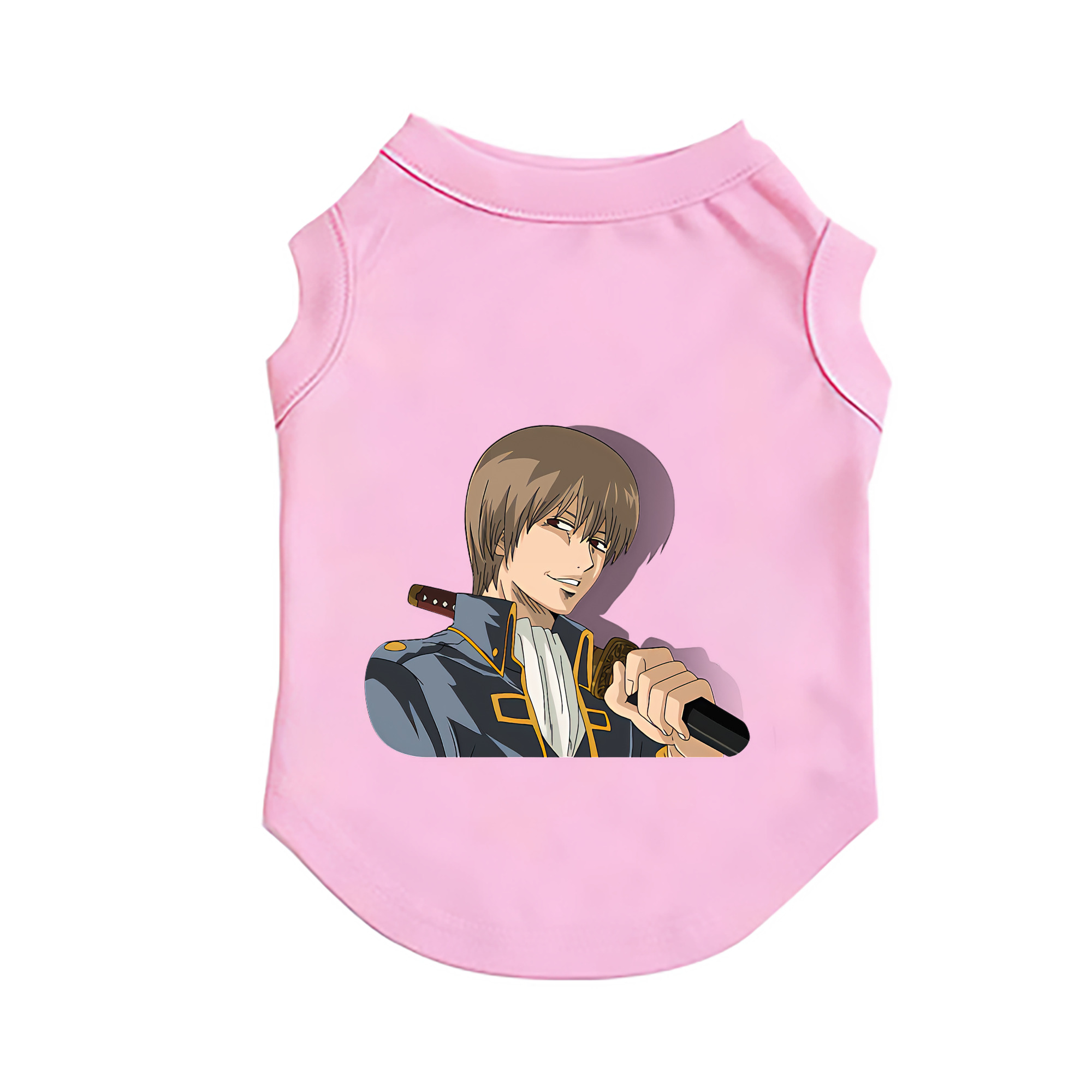 （画像用） ぎんたま 坂田銀時（さかたぎんとき） 神楽 志村新八（しむら しんぱち） GINTAMA Sakata Gintoki Kagura Shimura Shinpachi ペット用ベスト