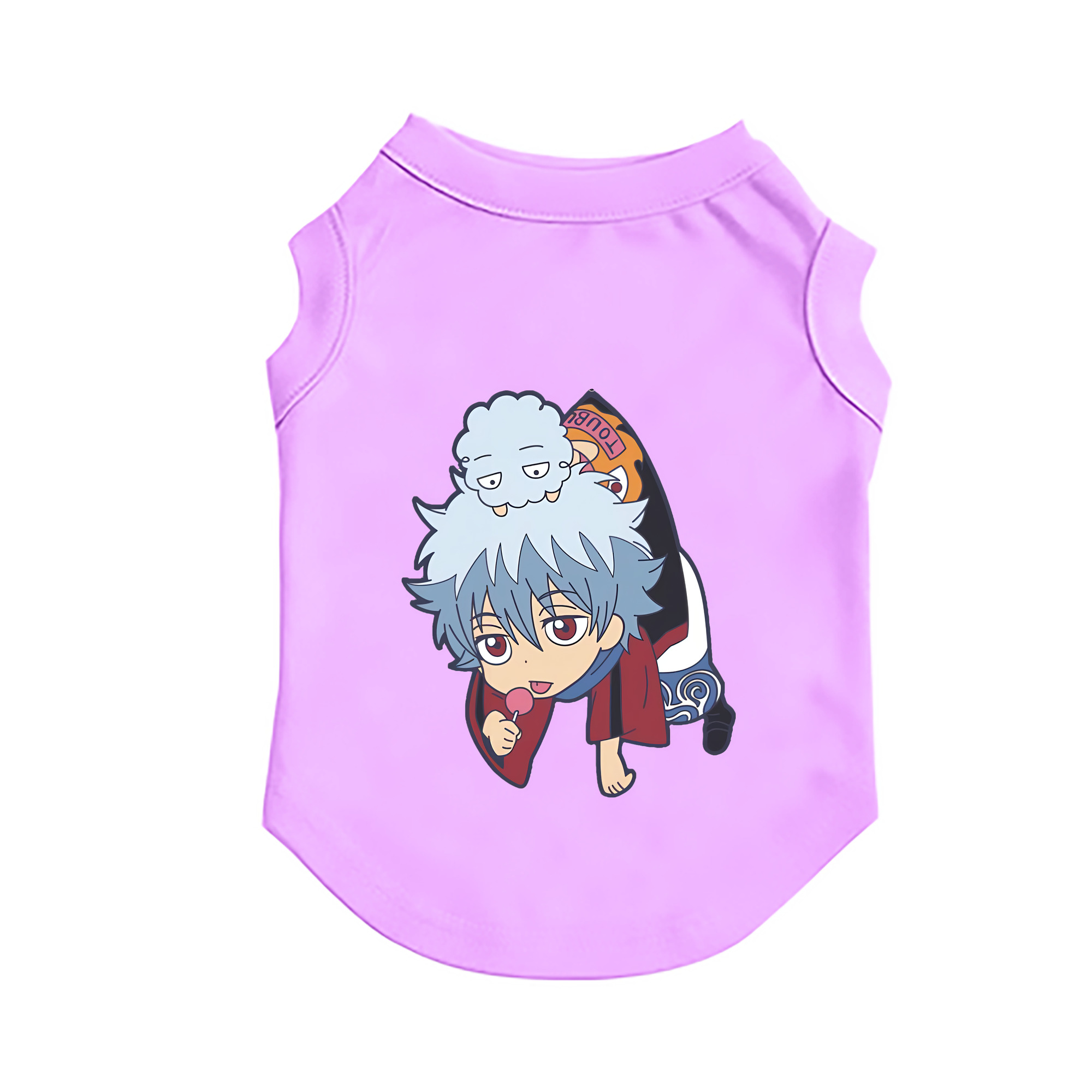 （画像用） ぎんたま 坂田銀時（さかたぎんとき） 神楽 志村新八（しむら しんぱち） GINTAMA Sakata Gintoki Kagura Shimura Shinpachi ペット用ベスト