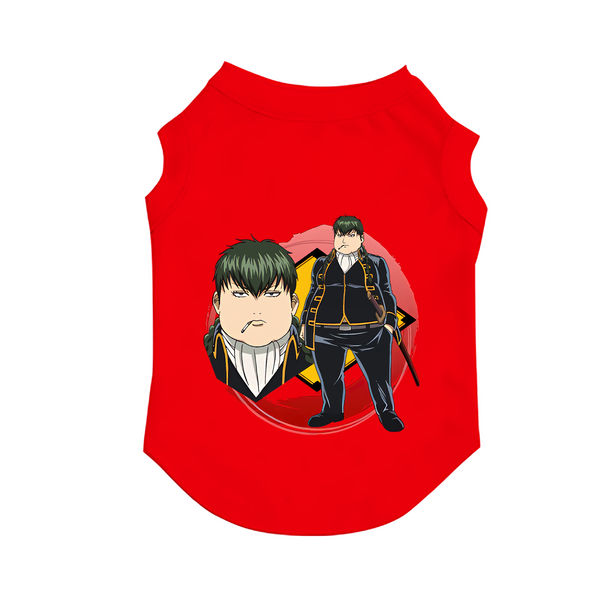 （画像用） ぎんたま 坂田銀時（さかたぎんとき） 神楽 志村新八（しむら しんぱち） GINTAMA Sakata Gintoki Kagura Shimura Shinpachi ペット用ベスト
