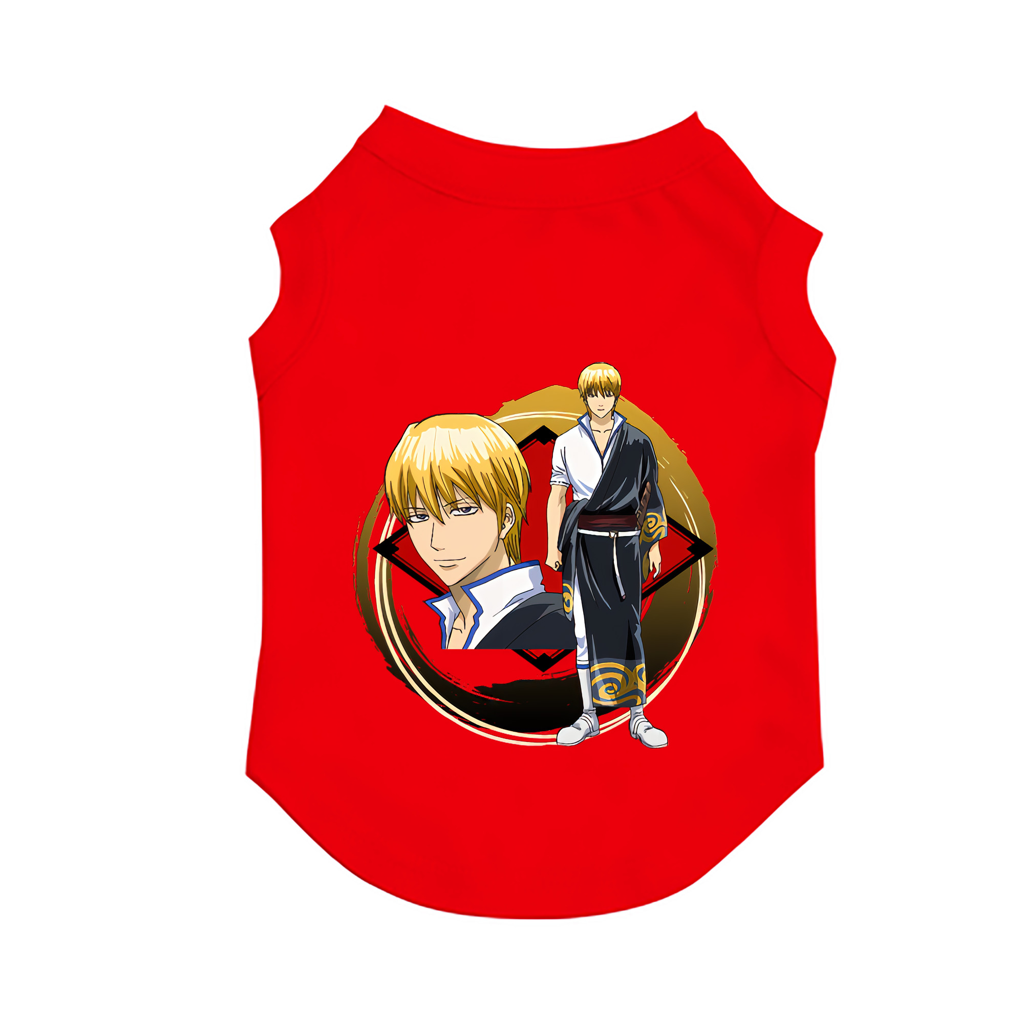 （画像用） ぎんたま 坂田銀時（さかたぎんとき） 神楽 志村新八（しむら しんぱち） GINTAMA Sakata Gintoki Kagura Shimura Shinpachi ペット用ベスト